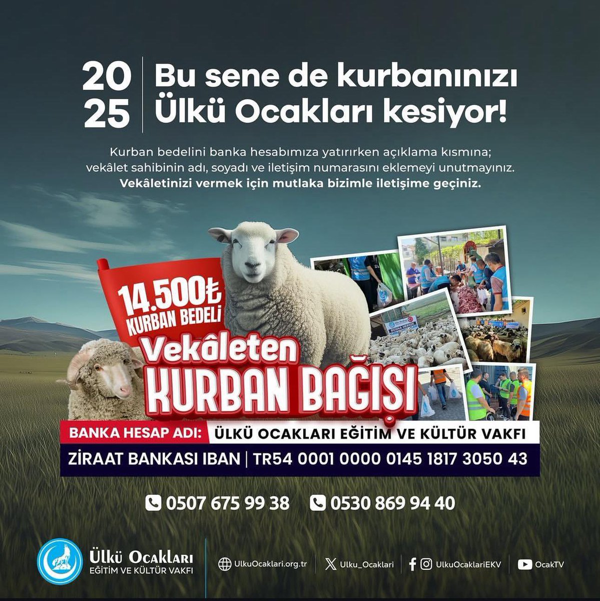 MHP Adana İl Başkanı Kanlı'ya Ülkü Ocakları'ndan Teşekkür
