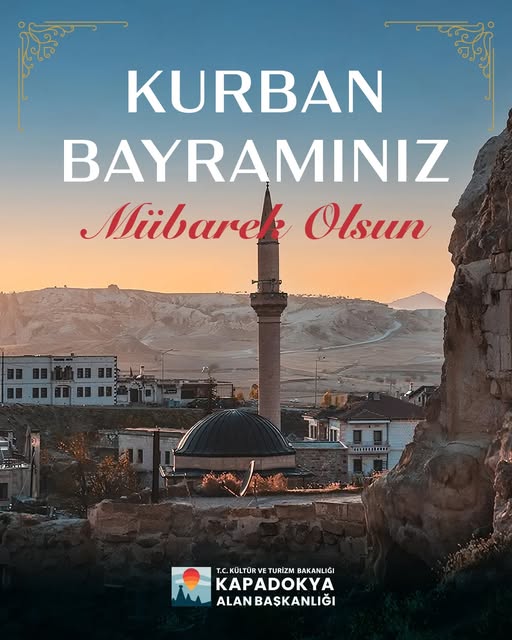 Kapadokya Alan Başkanlığı'ndan Kurban Bayramı Mesajı
