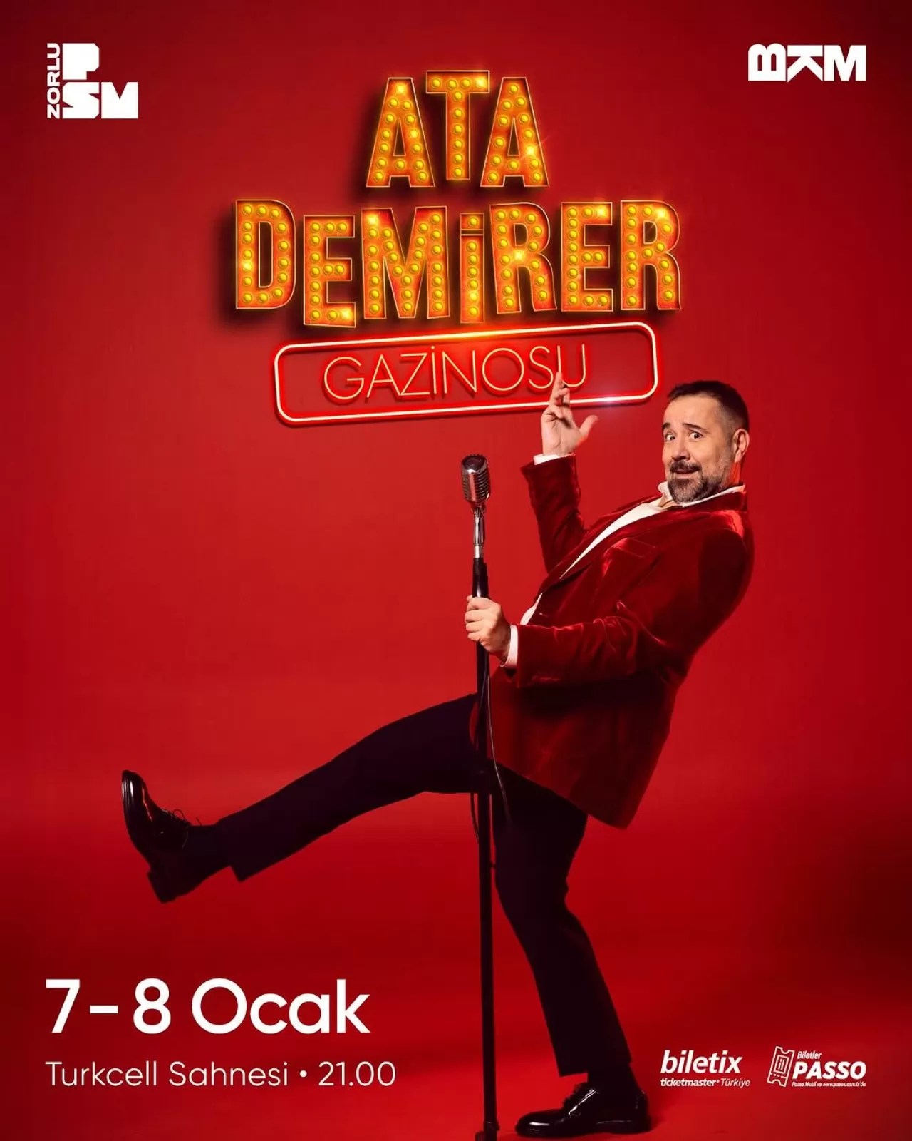 Ata Demirer Gazinosu, Zorlu PSM'de Seyirciyle Buluşmaya Hazırlanıyor