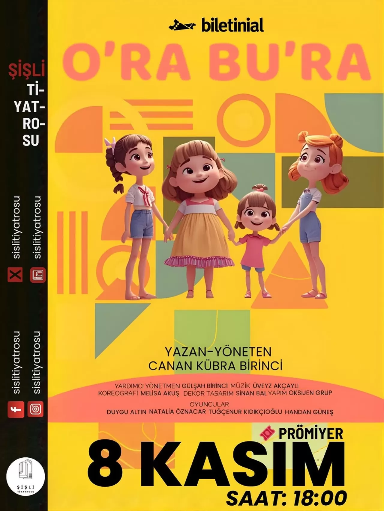 Şişli Tiyatrosu'nda Yeni Çocuk Oyunu: O RA BU RA Prömiyer Yapıyor