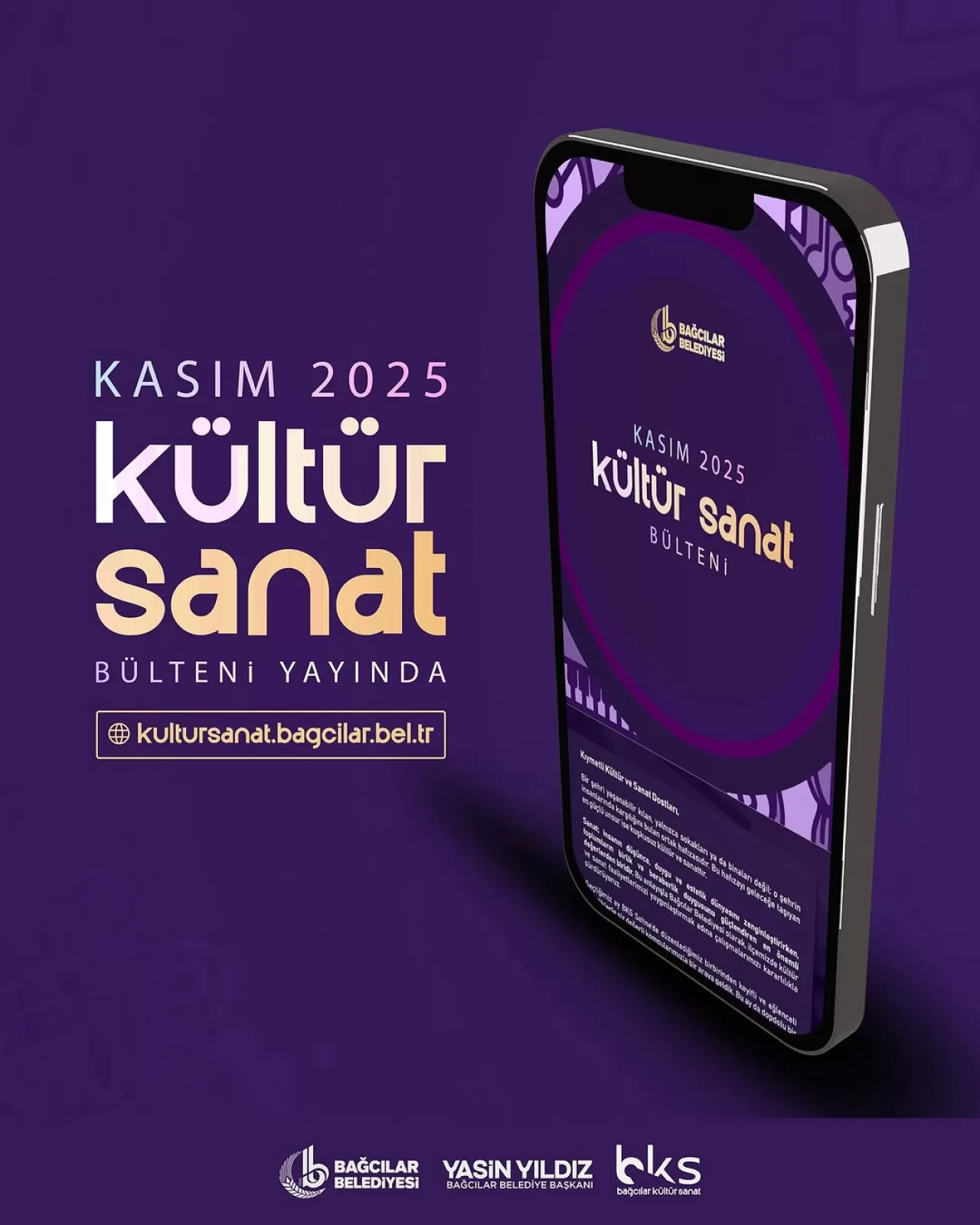 Bağcılar'da Kasım Ayı Kültür ve Sanat Etkinlikleri Başlıyor