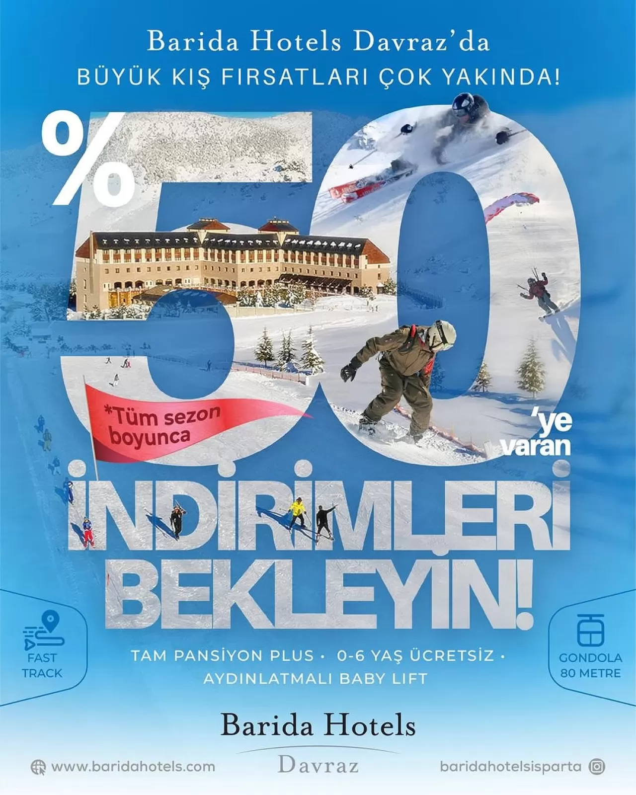 Barida Hotels Davraz'ta Erken Rezervasyon Dönemi Başladı