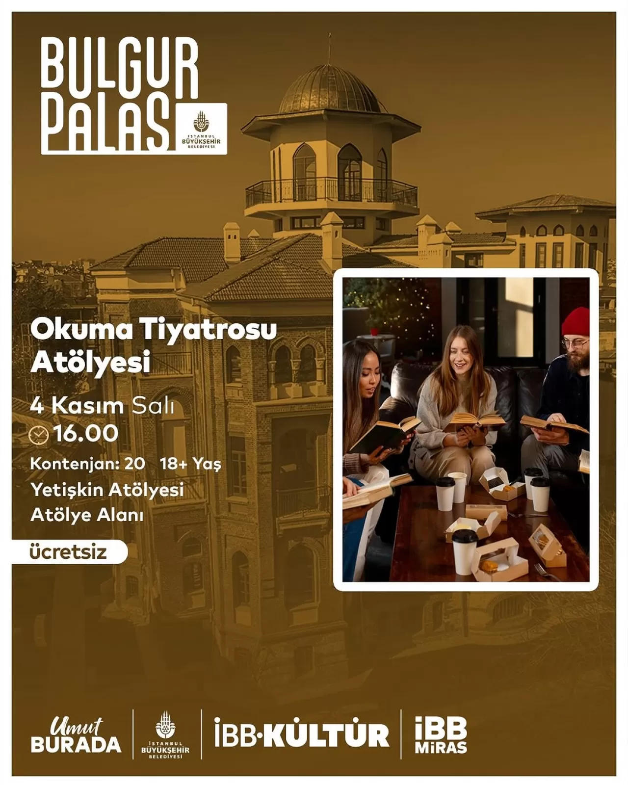 Bulgur Palas'ta Yüz Yılı Aşan Miras, Ücretsiz Atölyelerle Yaşatılıyor