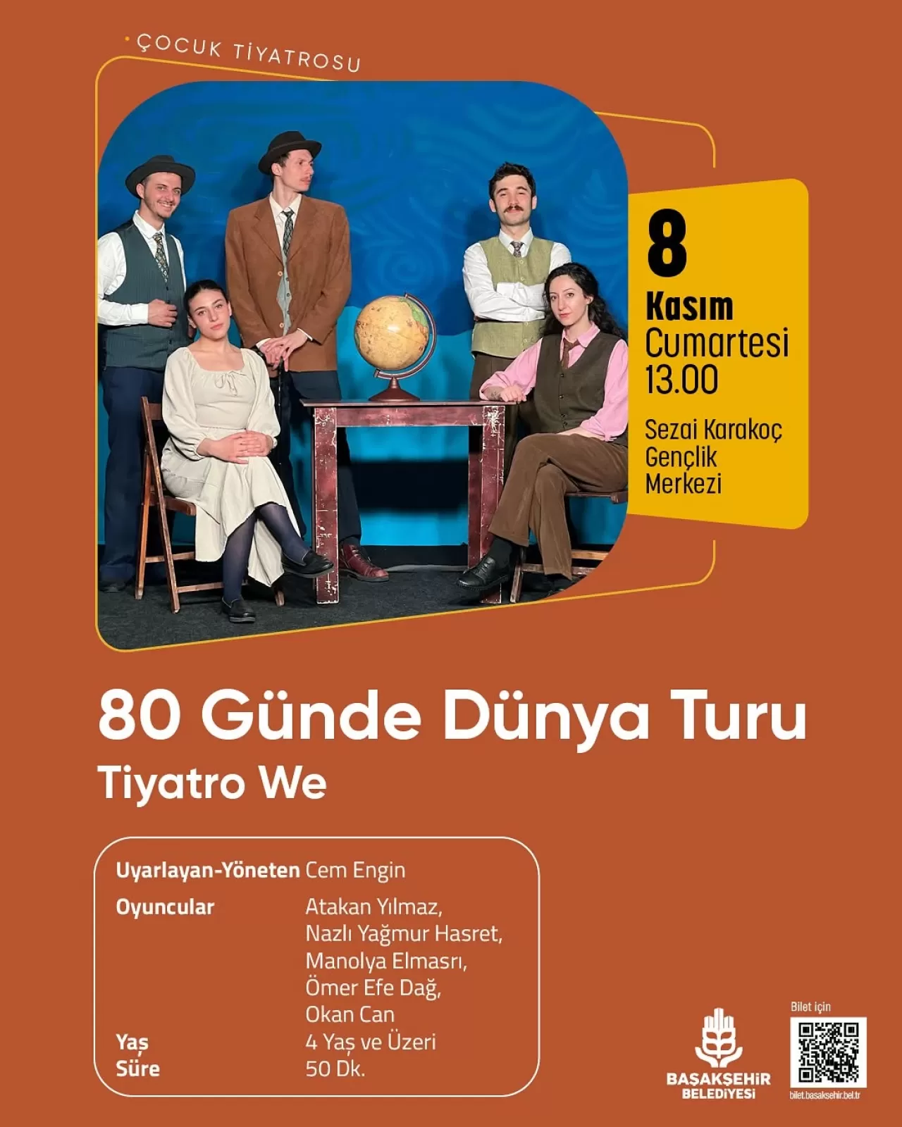 Başakşehir'de Çocuklar İçin Tiyatro Şöleni: Üç Ayrı Oyun Üç Ayrı Mekanda