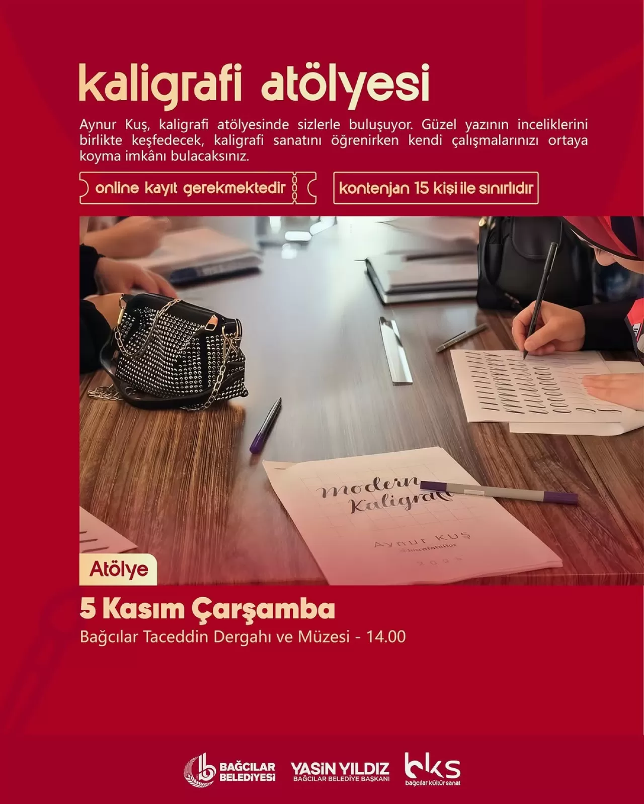 Bağcılar'da Kaligrafi Atölyesi Başlıyor