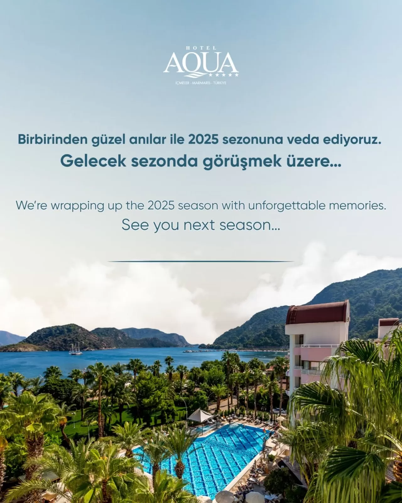 Aqua Hotel, 2025 Sezonunu Kapattı