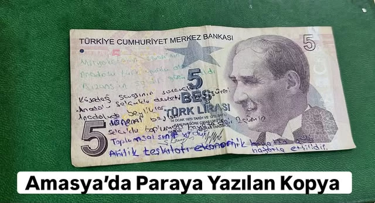 Amasya'da Liseliler Arasında Para Karşılığı Kopya Hazırlama Olayı Gündem Oldu