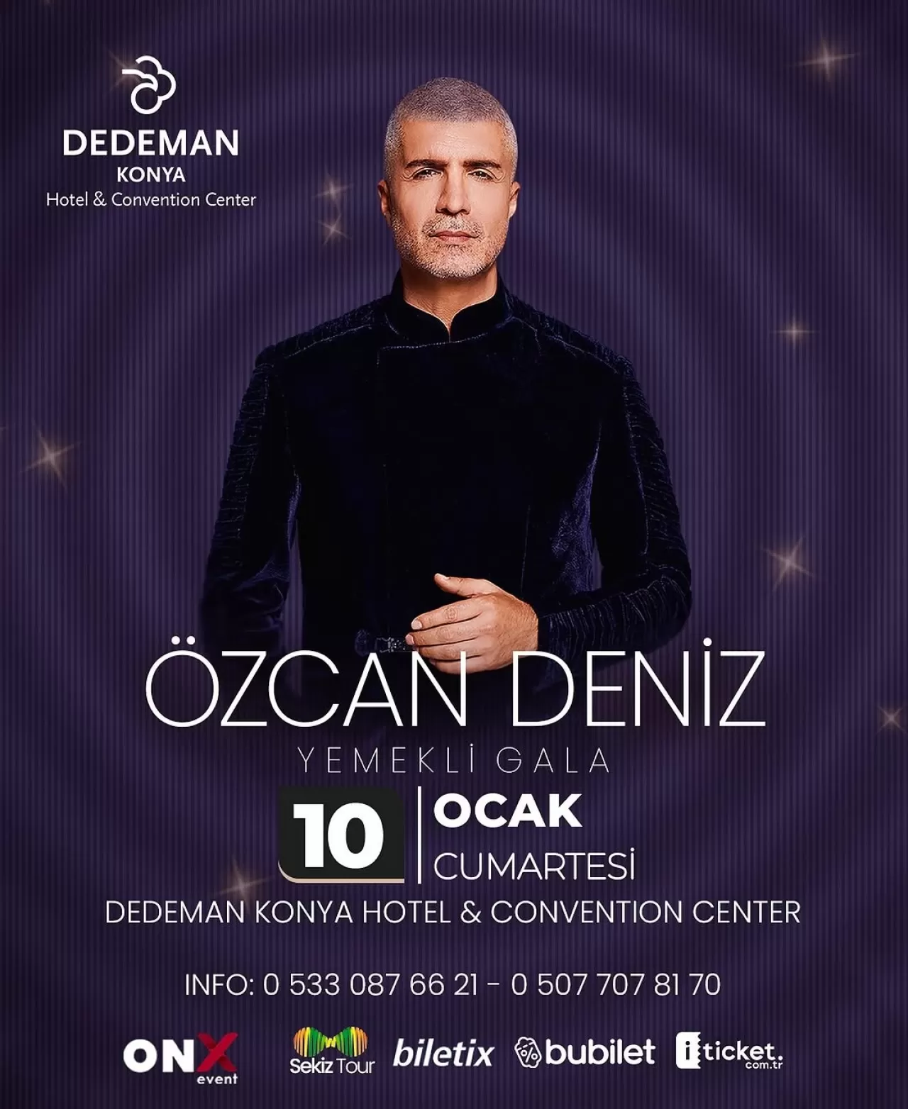 Özcan Deniz Konseri Konya'da Yeni Tarihe Ertelendi