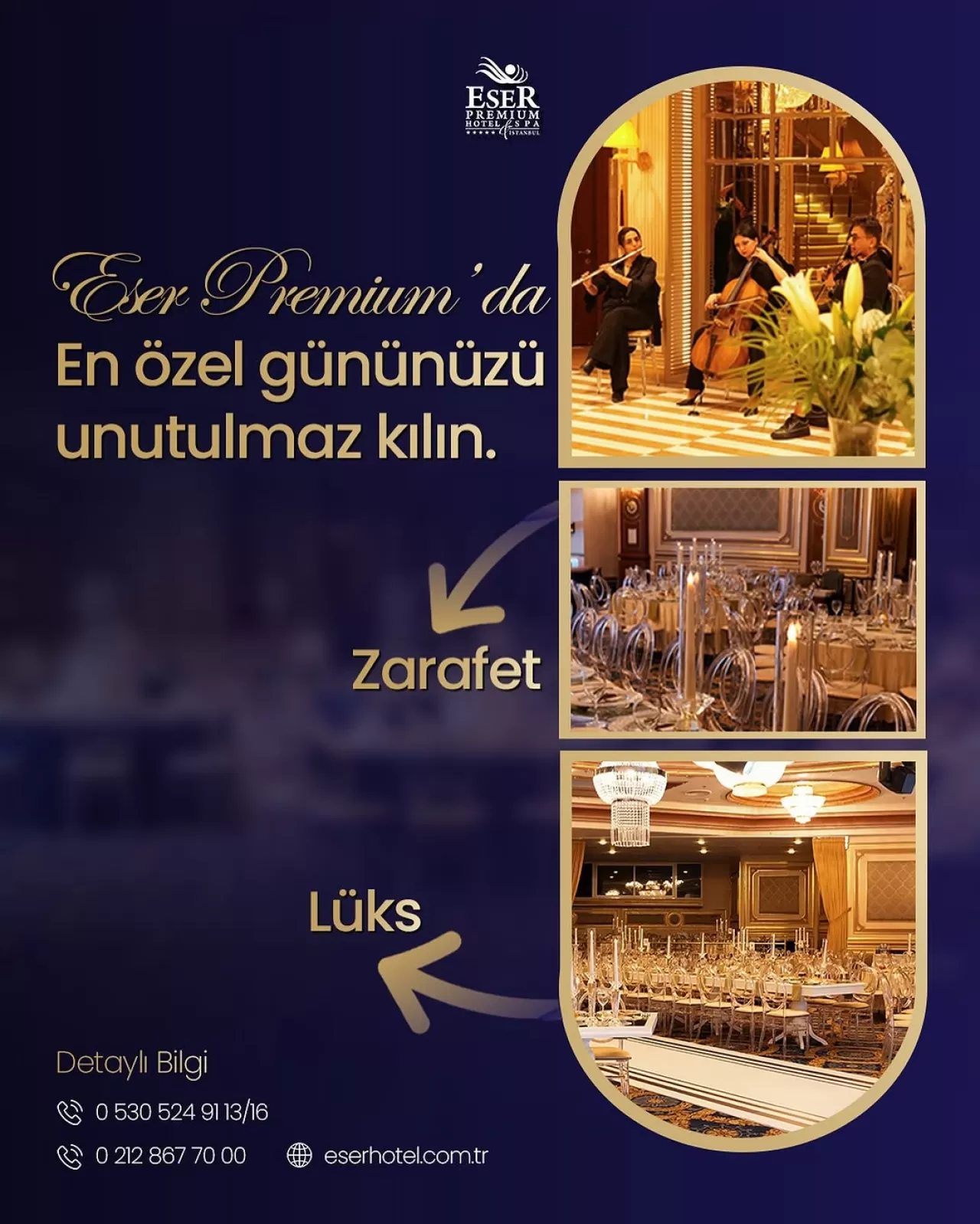 Eser Premium Hotel & Spa, Etkinlik ve Organizasyonlar İçin Hizmet Veriyor