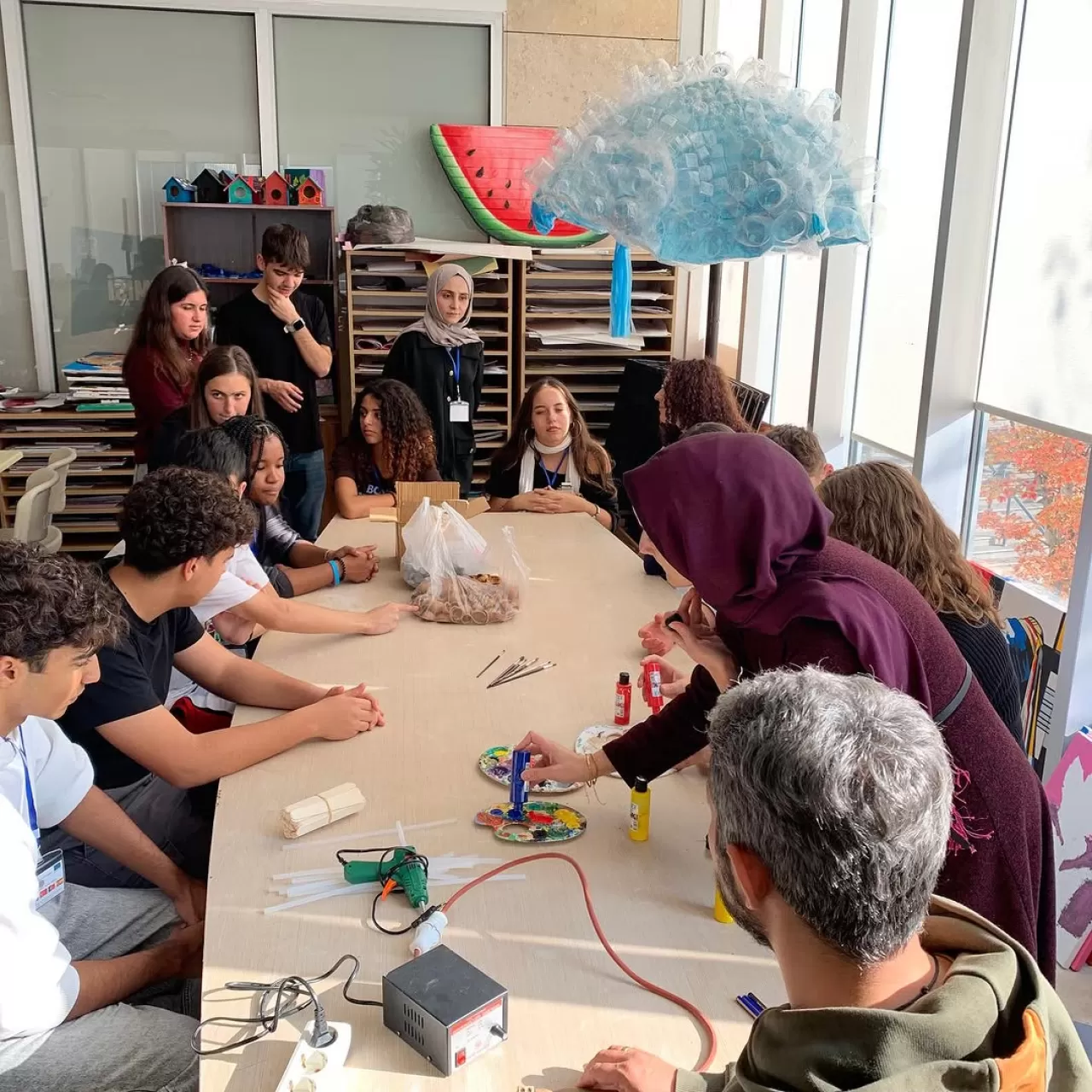 Arnavutköy Belediyesi Sanat Akademisi'ne Avrupa'dan Ziyaret