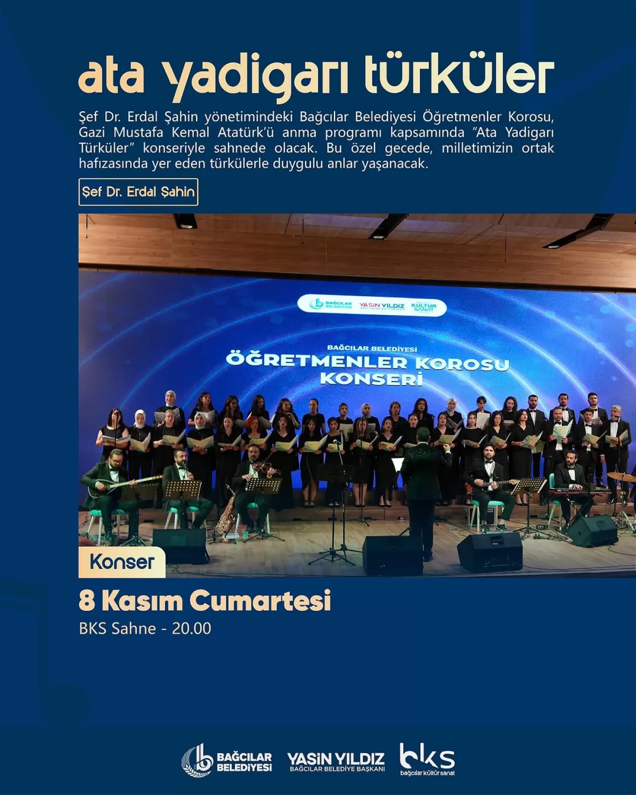 Bağcılar'da Atatürk, Türkülerle Anılacak