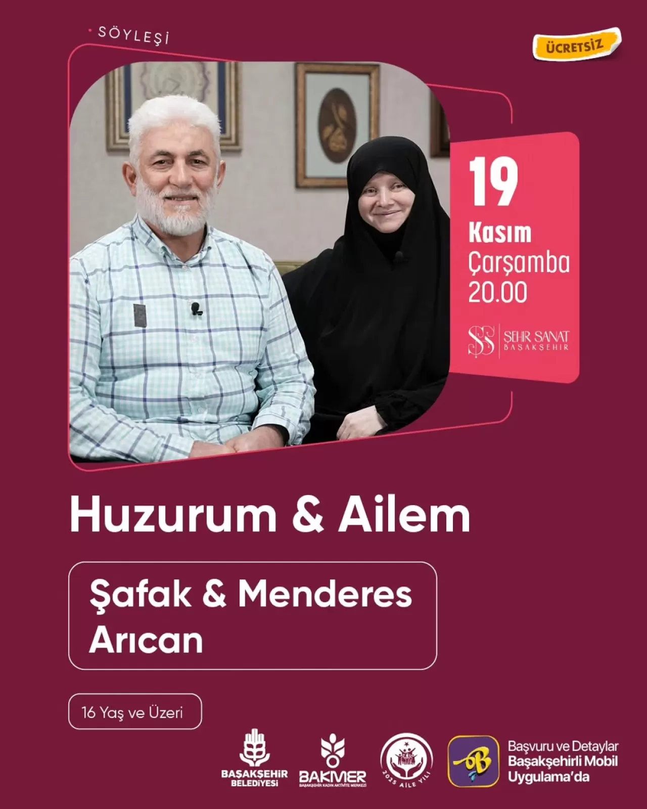 Başakşehir'de Aile Bağlarını Güçlendirme Söyleşisi