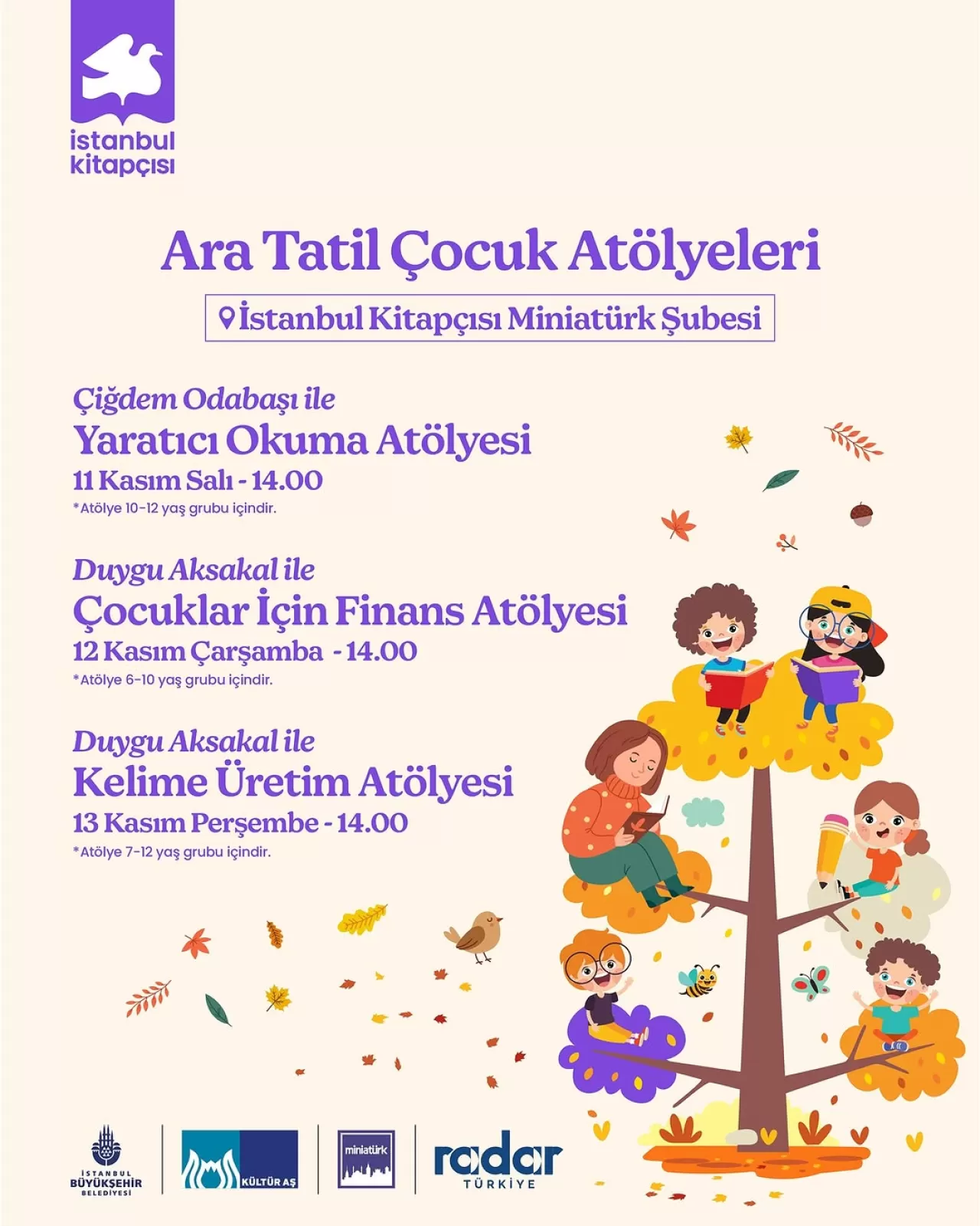 Ara Tatilde Çocuklar için Eğitici ve Eğlenceli Atölyeler Düzenleniyor