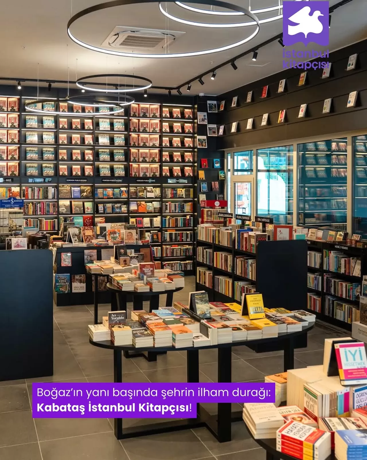 Kabataş'ta Açılan İstanbul Kitapçısı, Okuyuculara Yeni Bir Yaşam Alanı Sunuyor