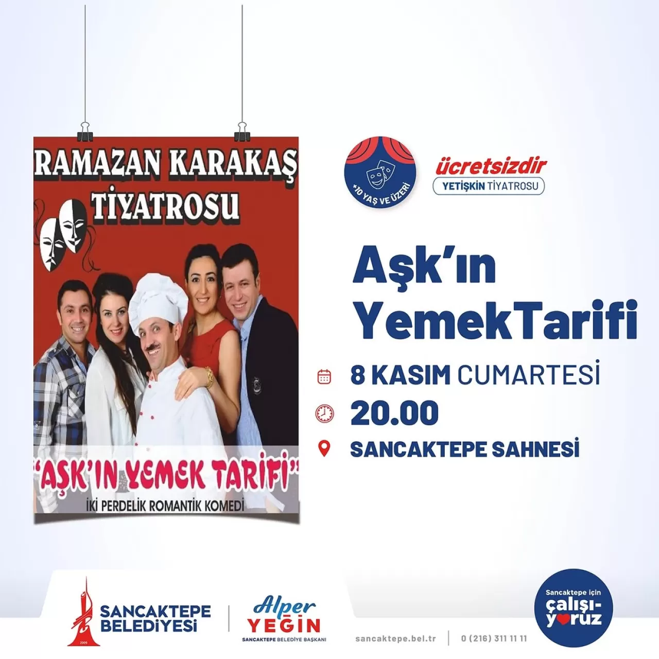 Sancaktepe'de Ücretsiz Tiyatro Gösterimi