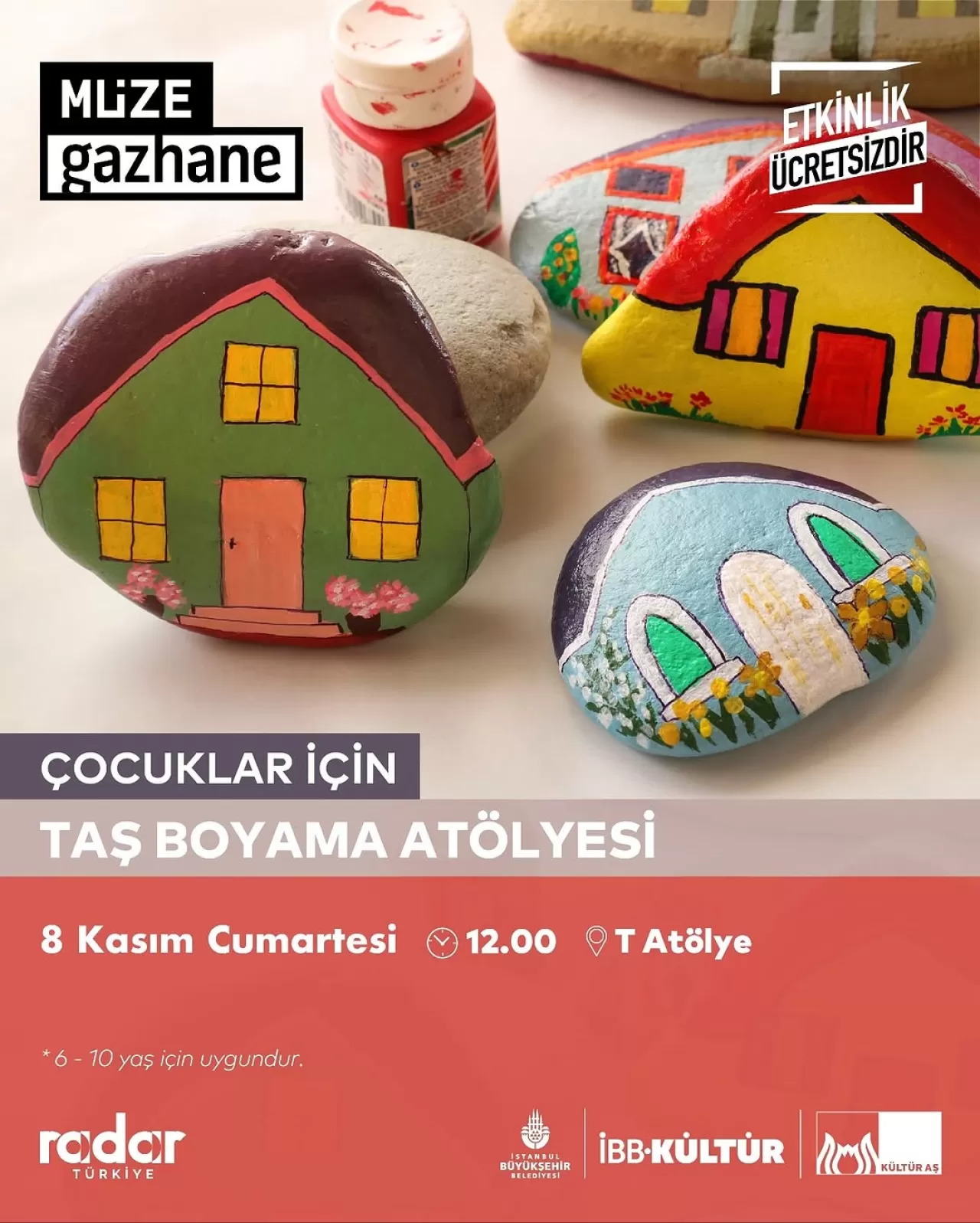 Müze Gazhane'de Çocuklar için Yaratıcı Hafta Sonu