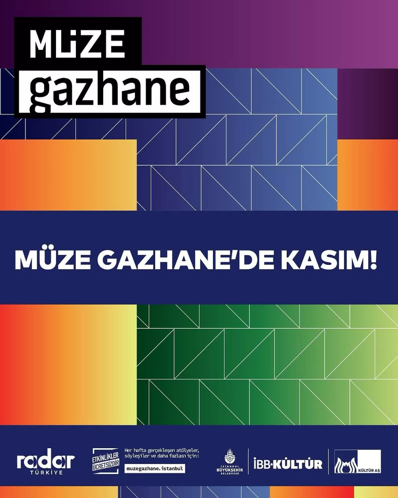 Müze Gazhane, Kasım Ayını Dopdolu Bir Kültür Sanat Programıyla Karşılıyor