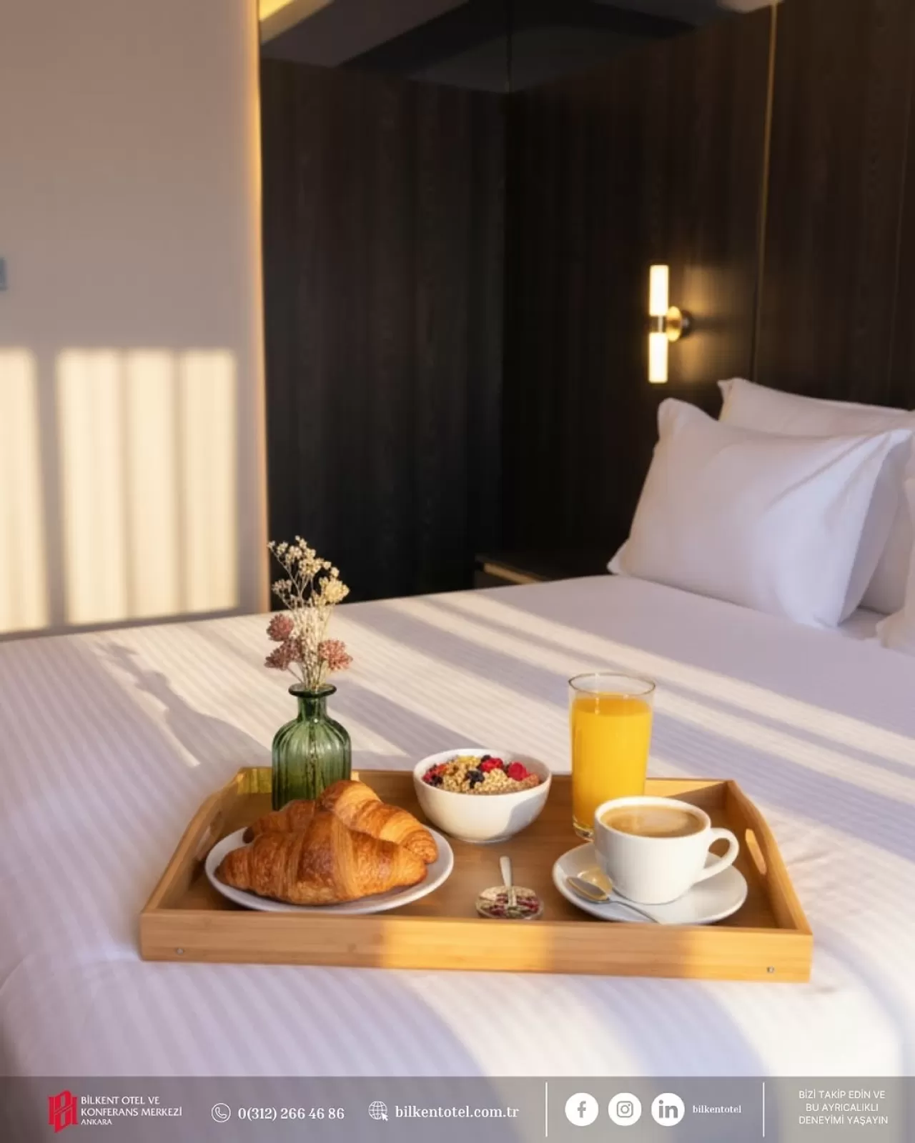 Bilkent Otel, Misafirlerine Konforlu Bir Sabah Sunuyor