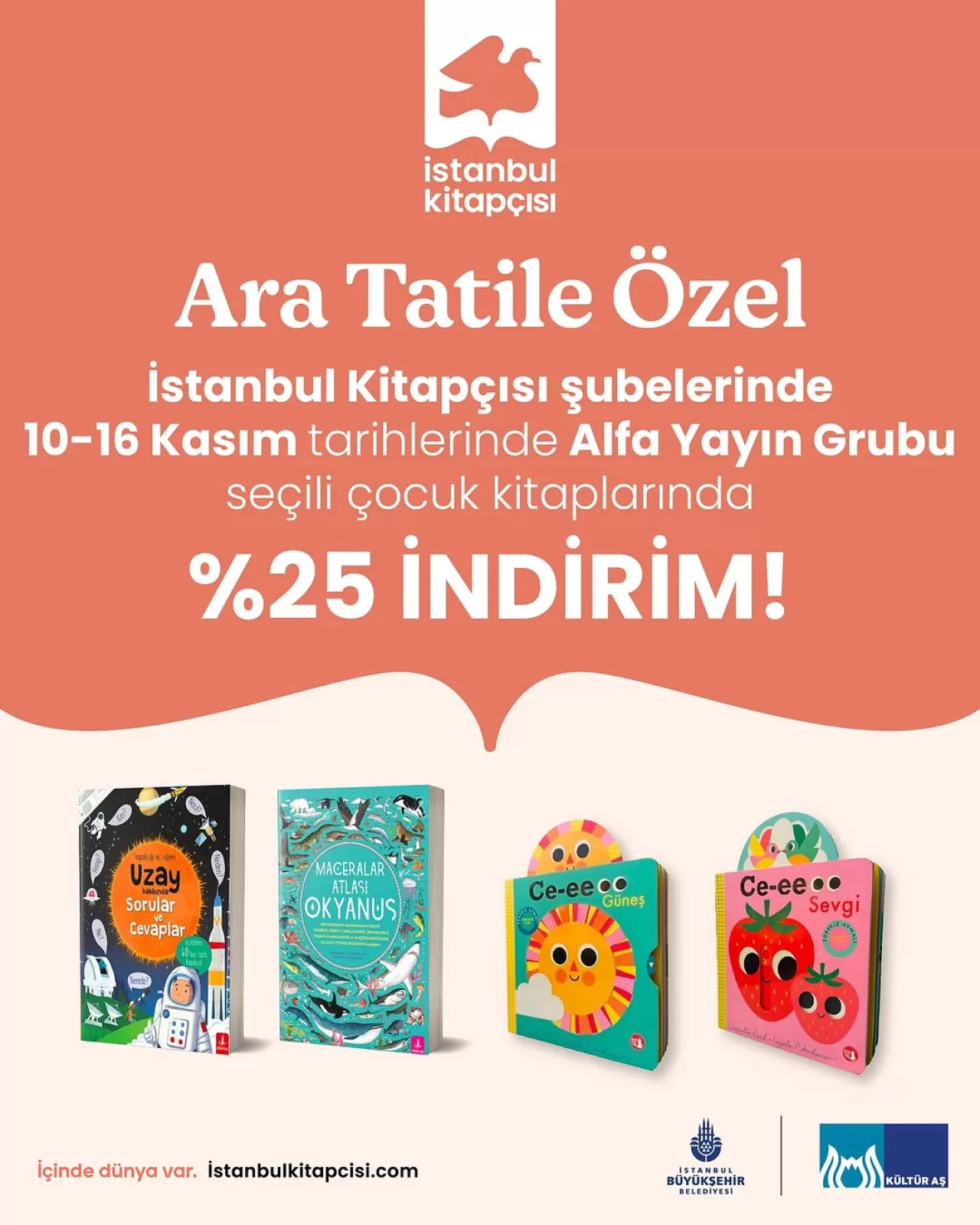 İstanbul Kitapçısı'ndan Ara Tatilde Çocuk Kitaplarına Özel İndirim