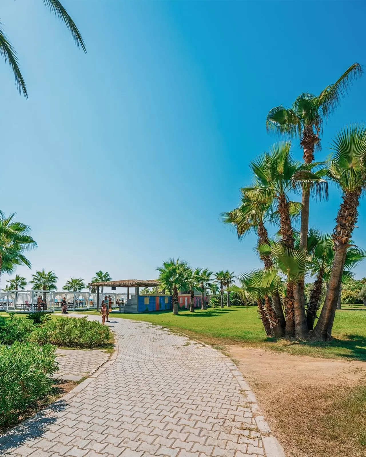 Calimera Serra Palace Oteli, Geniş ve Bakımlı Açık Alanları ile Dikkat Çekiyor