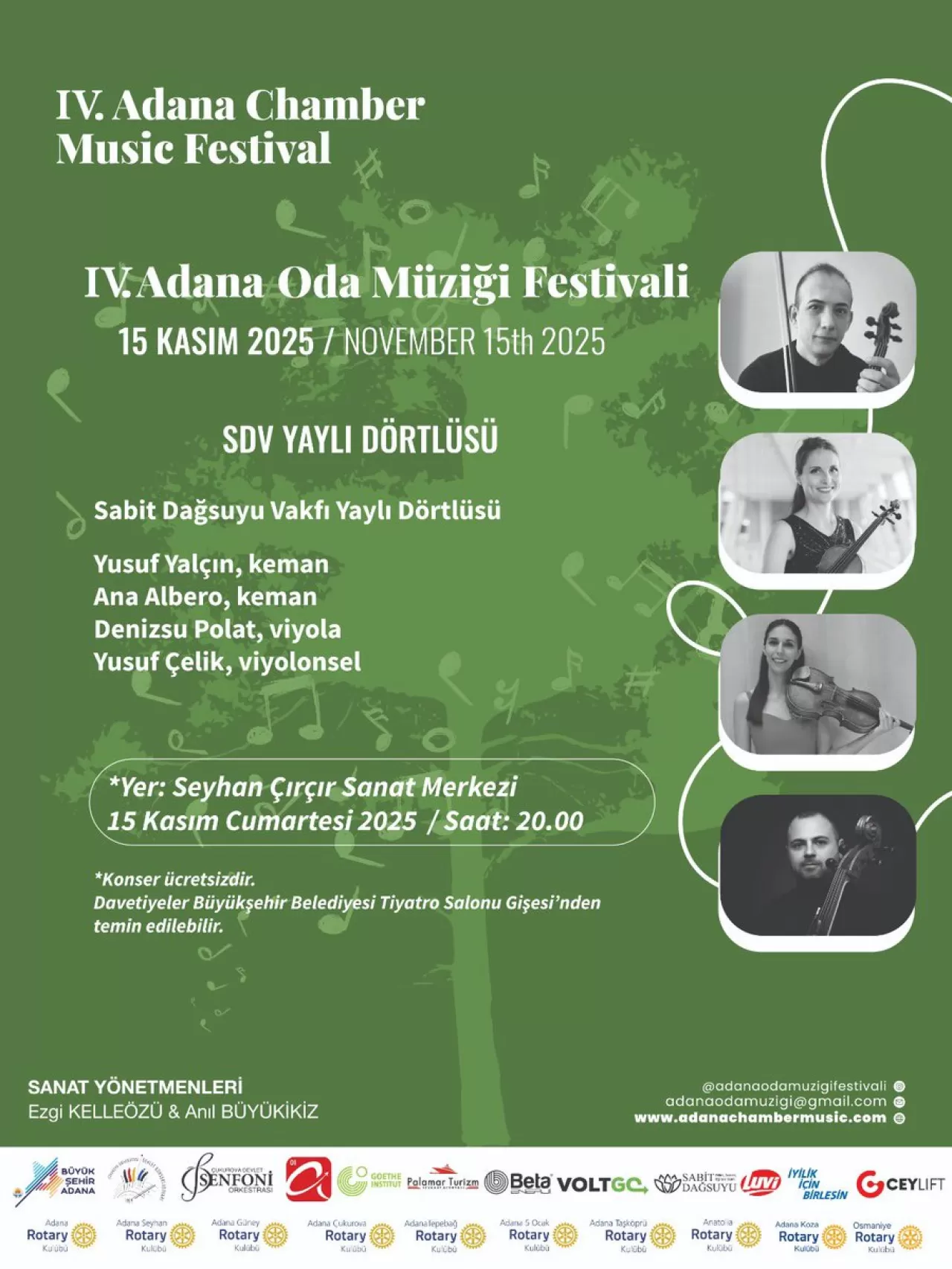 Adana Büyükşehir Belediyesi Kültür ve Sanat Festivali Başlıyor