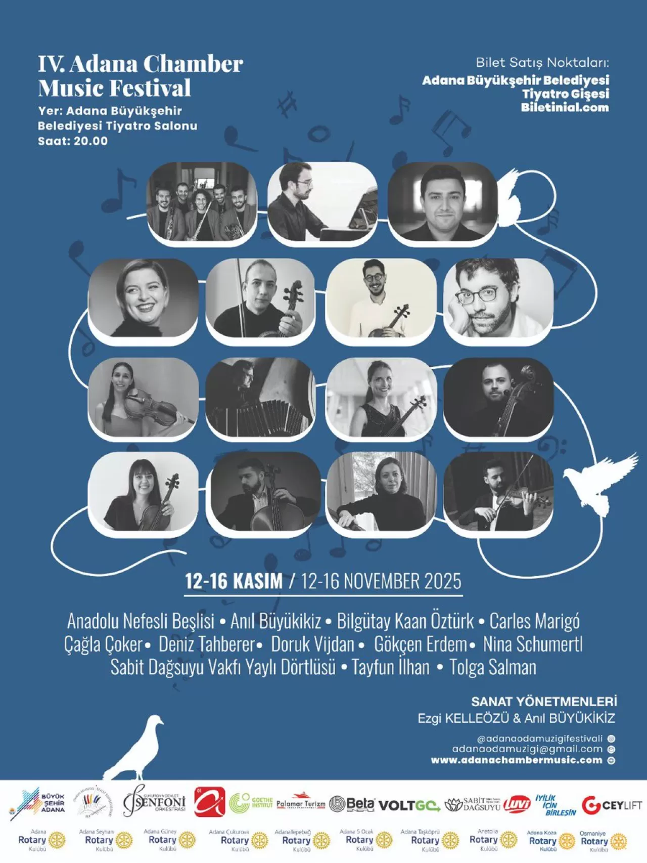 Adana'da Oda Müziği Festivali Başlıyor