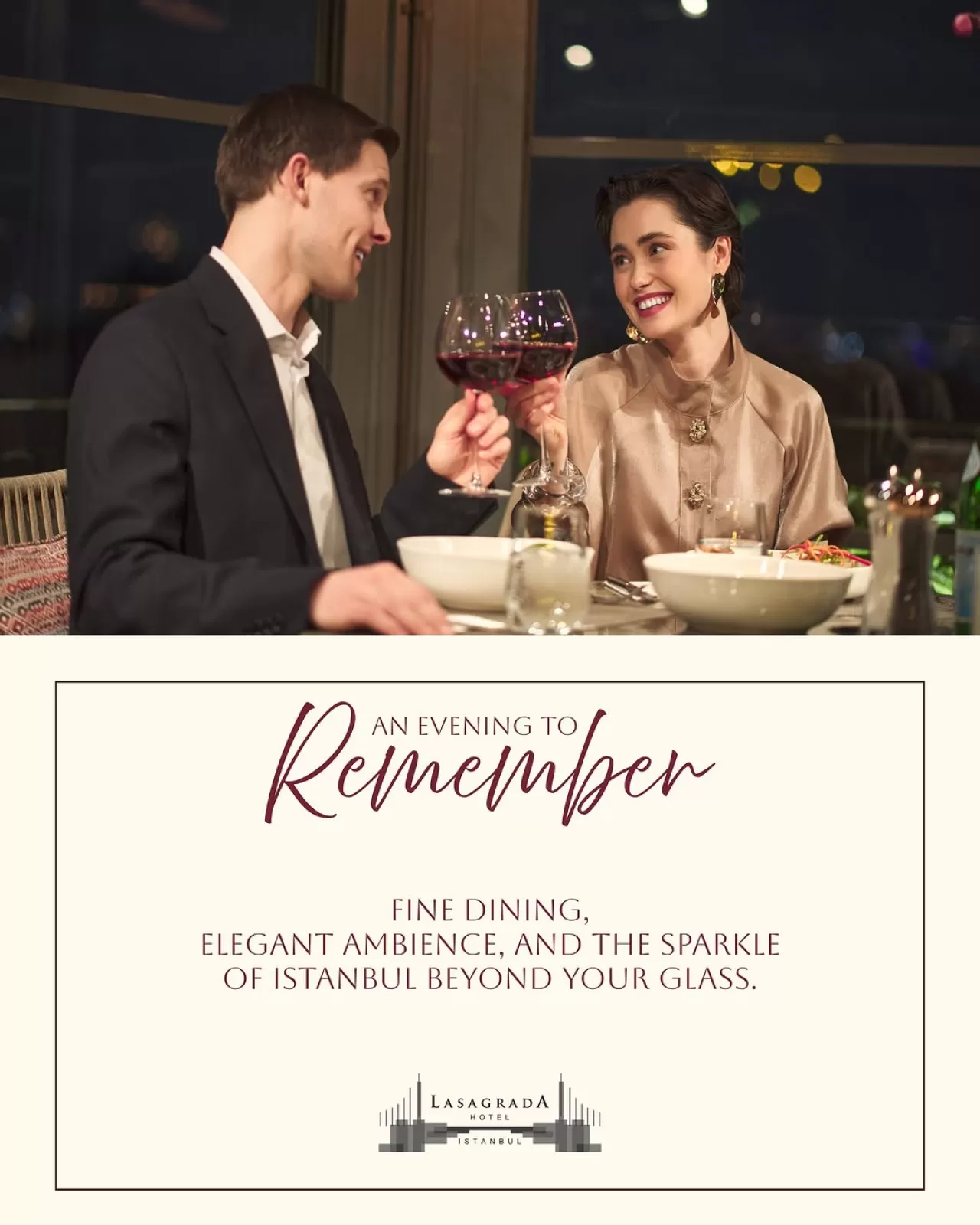 Lasagrada Hotel İstanbul'da Akşam Yemekleri Bir Bağlantı Kutlamasına Dönüşüyor