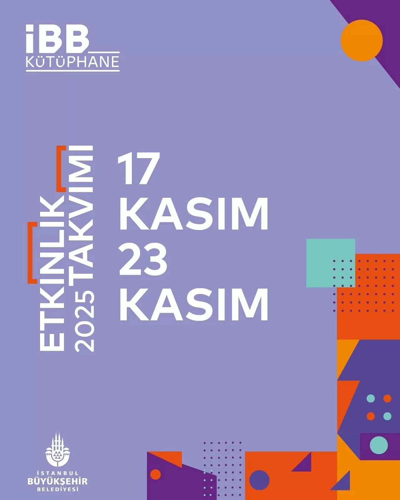 İBB Kütüphaneleri'nde Sanat ve Kültür Dolu Bir Hafta