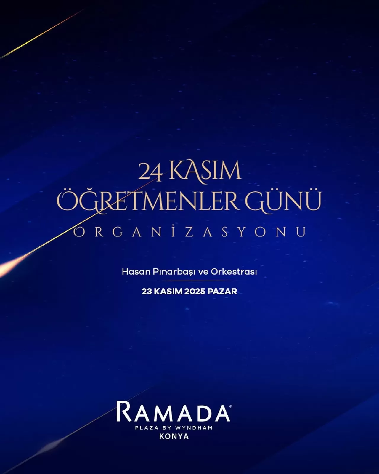 Ramada Plaza Konya'dan Öğretmenler Günü'ne Özel Müzikli Gece