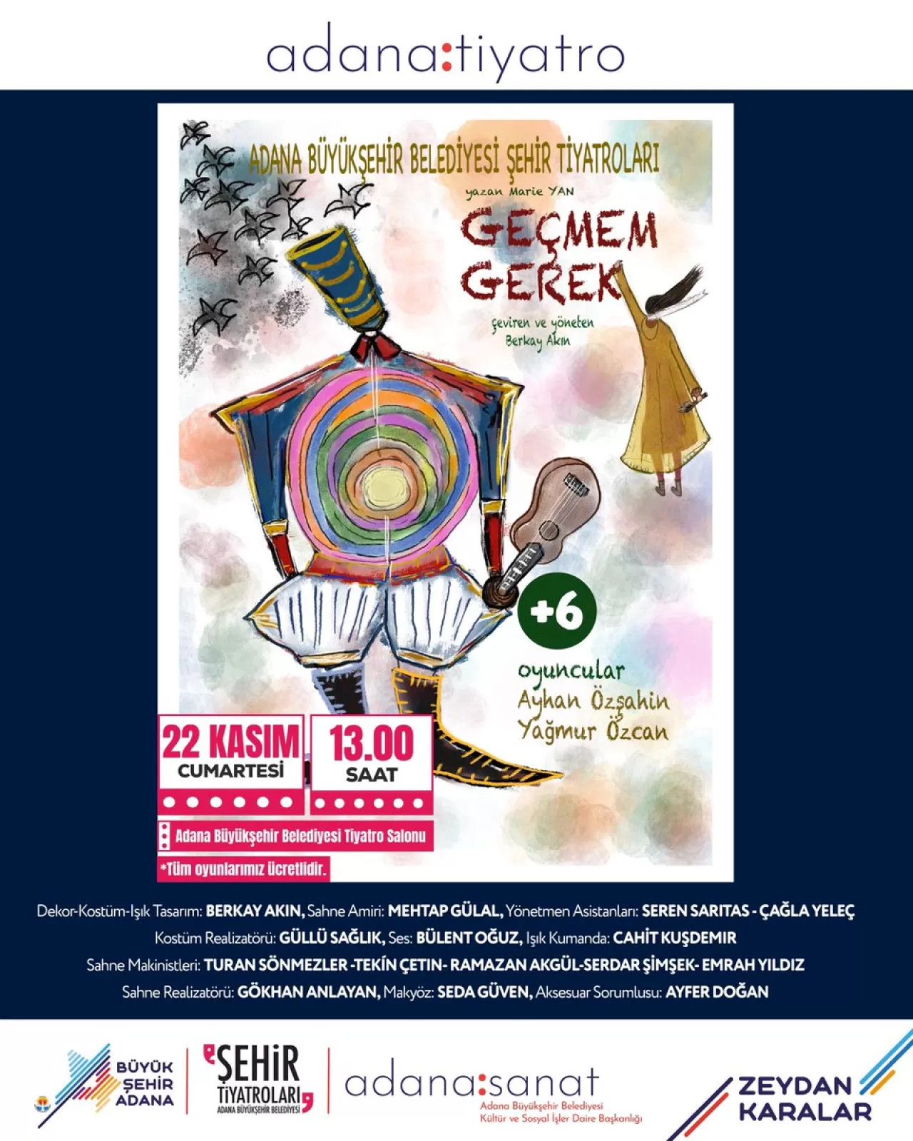 Adana'da Çocuklar İçin Tiyatro: 