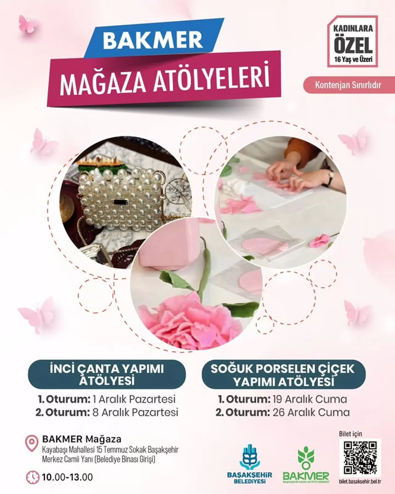 Başakşehir'de Kadınlara Yönelik El Sanatları Atölyeleri Kayıtları Başladı