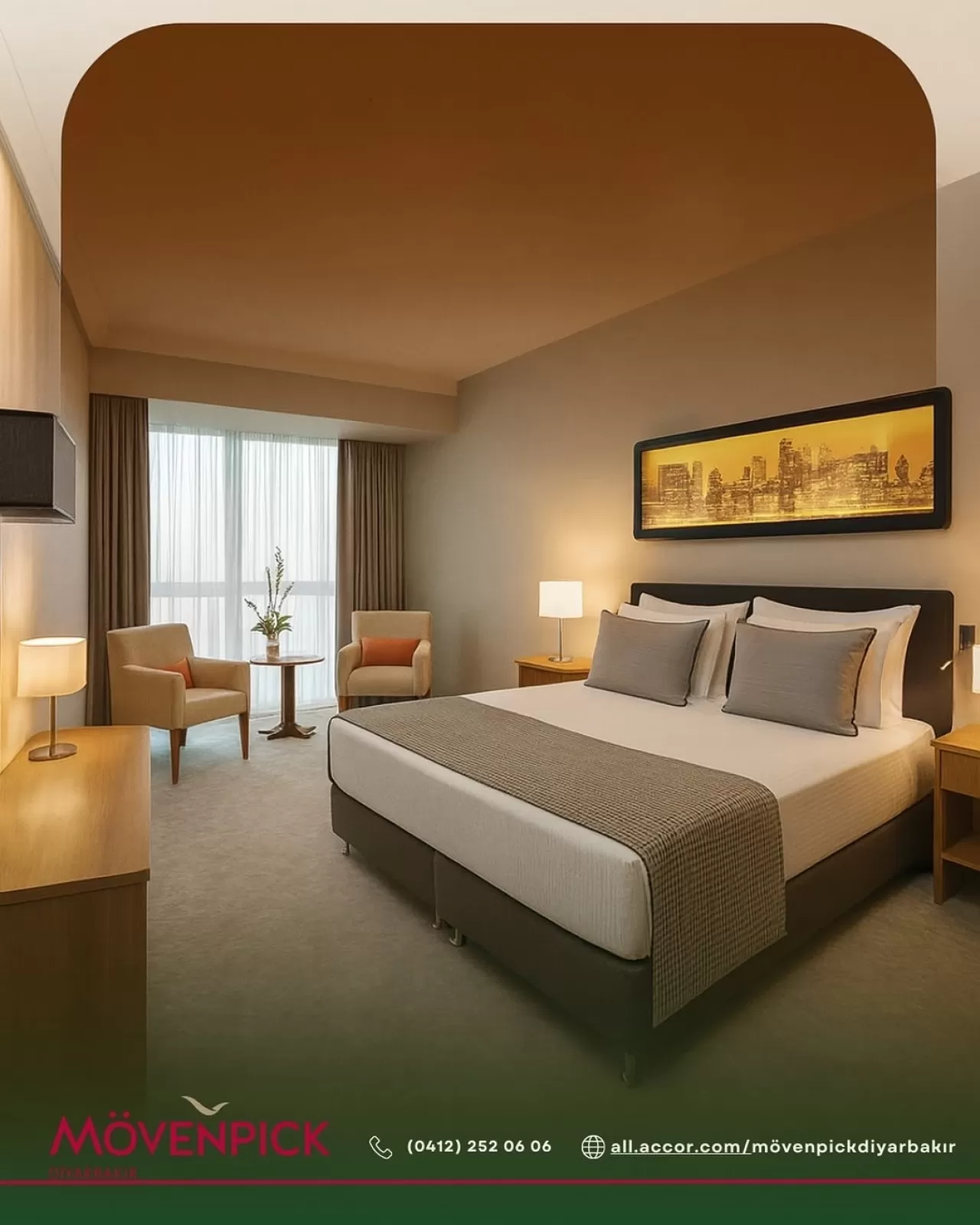 Diyarbakır Mövenpick Otel'de Konfor ve Modern Olanaklar Vurgusu