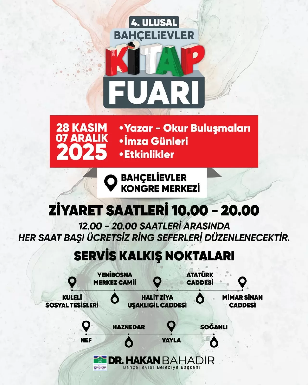 Dördüncü Ulusal Bahçelievler Kitap Fuarı, 28 Kasım'da Kapılarını Açıyor