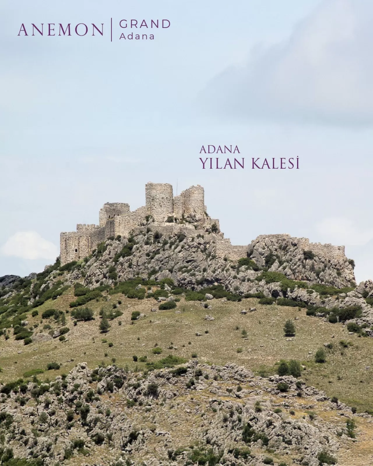 Adana'nın Tarihi Simgesi: Yılan Kalesi Ziyaretçilerini Bekliyor