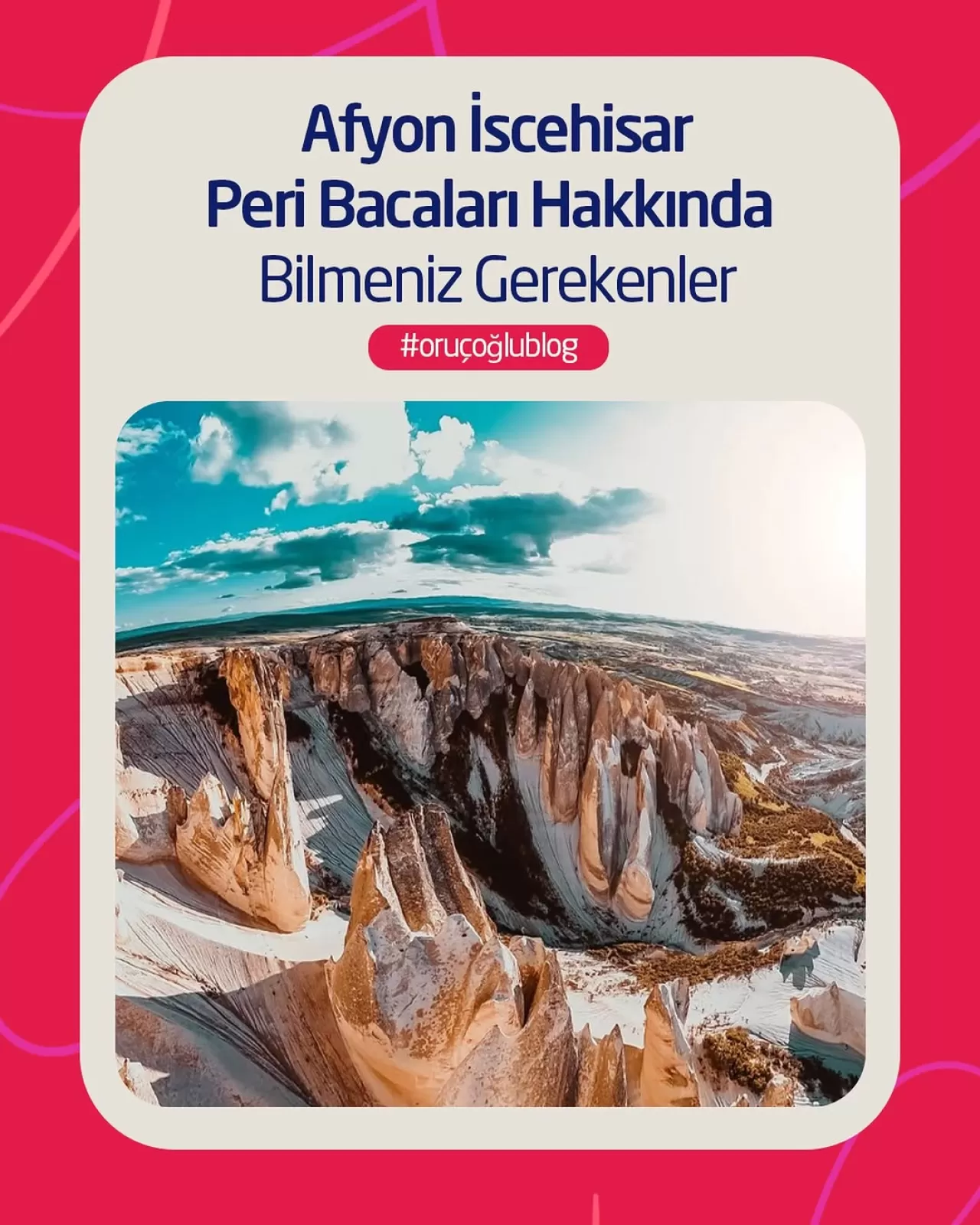 Afyonkarahisar'ın Doğa Harikası: İscehisar Peri Bacaları Ziyaretçilerini Bekliyor