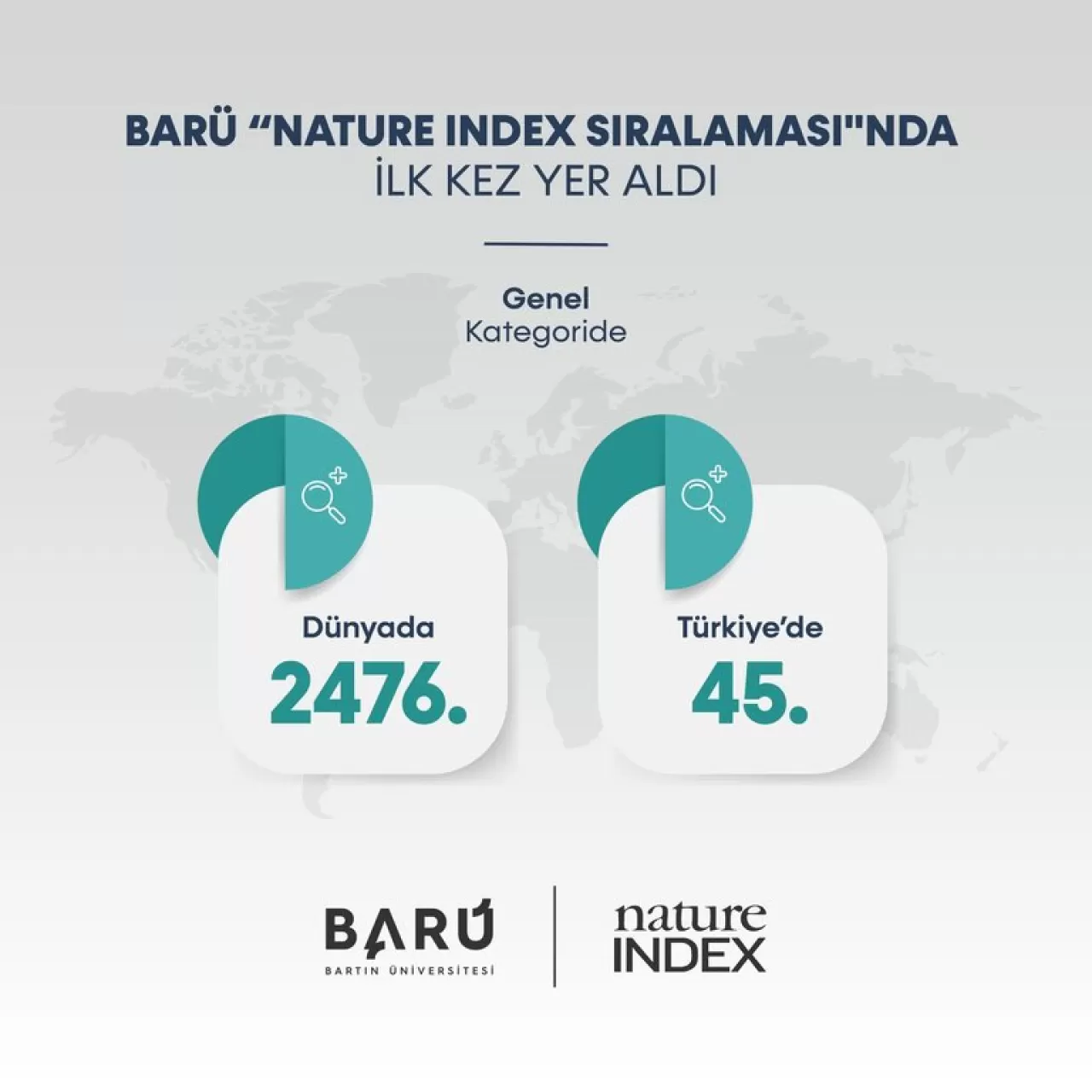 Bartın Üniversitesi, Nature Index Sıralaması'na İlk Kez Girerek Dünya Çapında Başarı Elde Etti