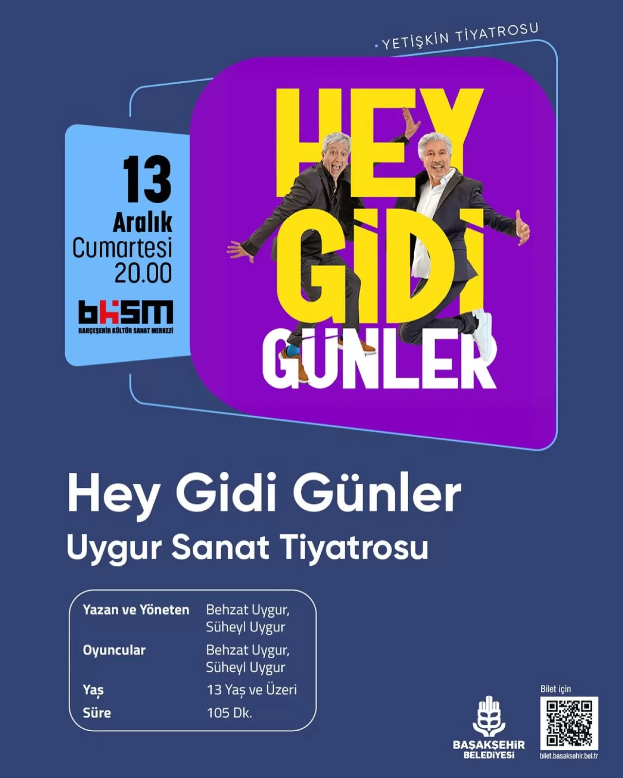 Behzat ve Süheyl Uygur Kardeşler, Bahçeşehir'de Seyirciyle Buluşacak