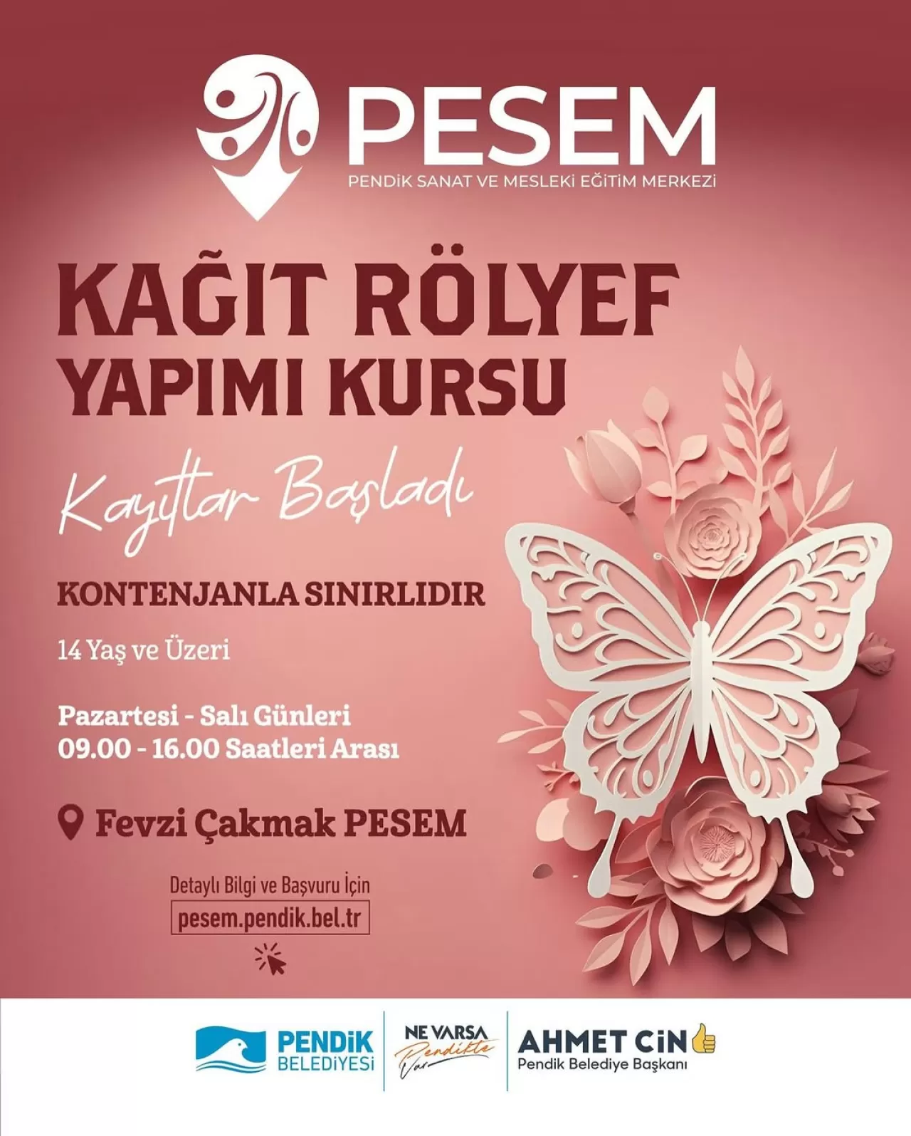 Pendik'te Üç Farklı Alanda Ücretsiz Kurs Kayıtları Başladı