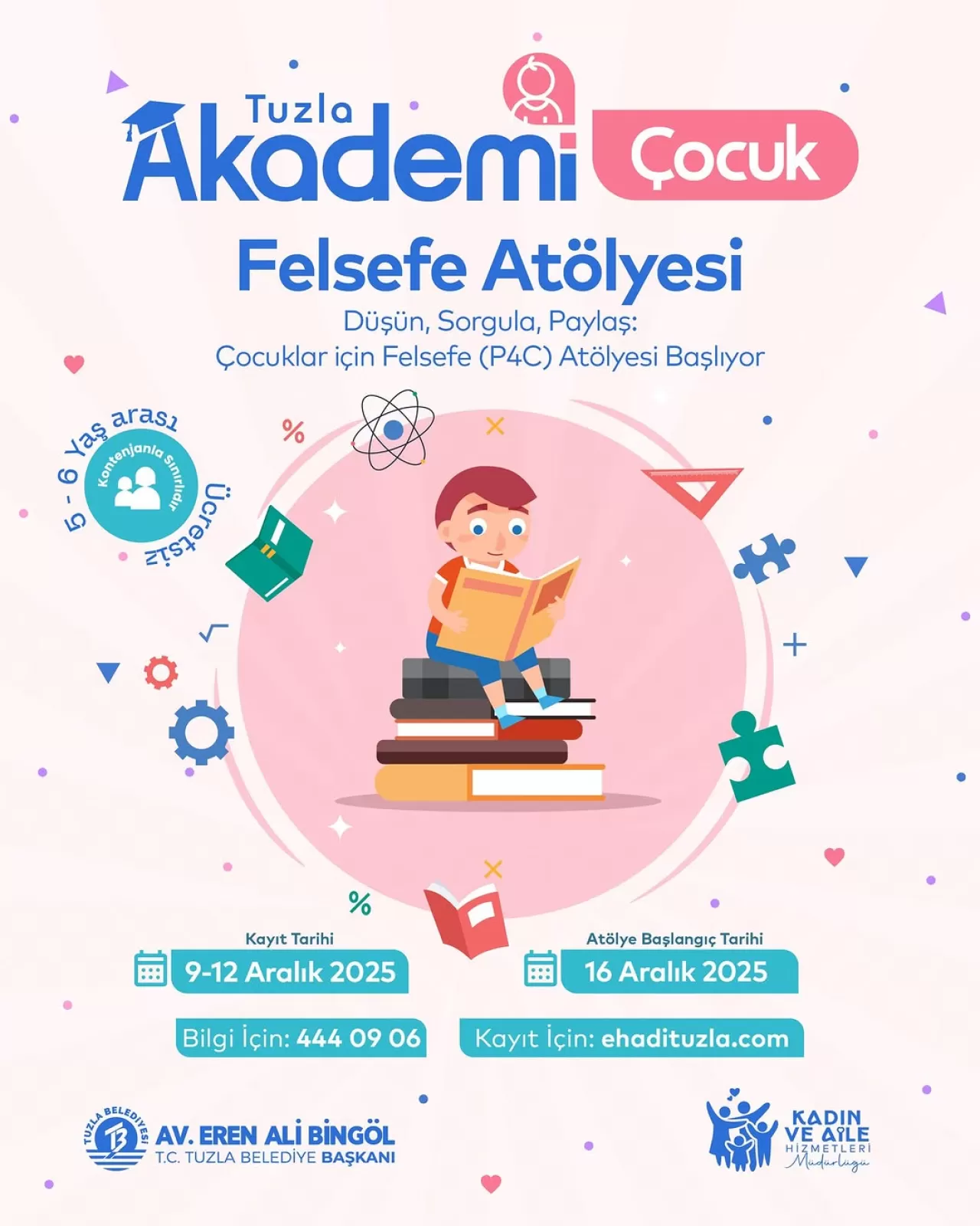 Akademi Çocuk Felsefe Atölyesi Tuzla'da Başlıyor