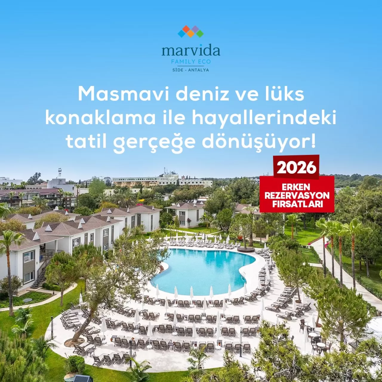 Setur, Marvida Family Eco'da 2026 Erken Rezervasyon Dönemini Başlattı