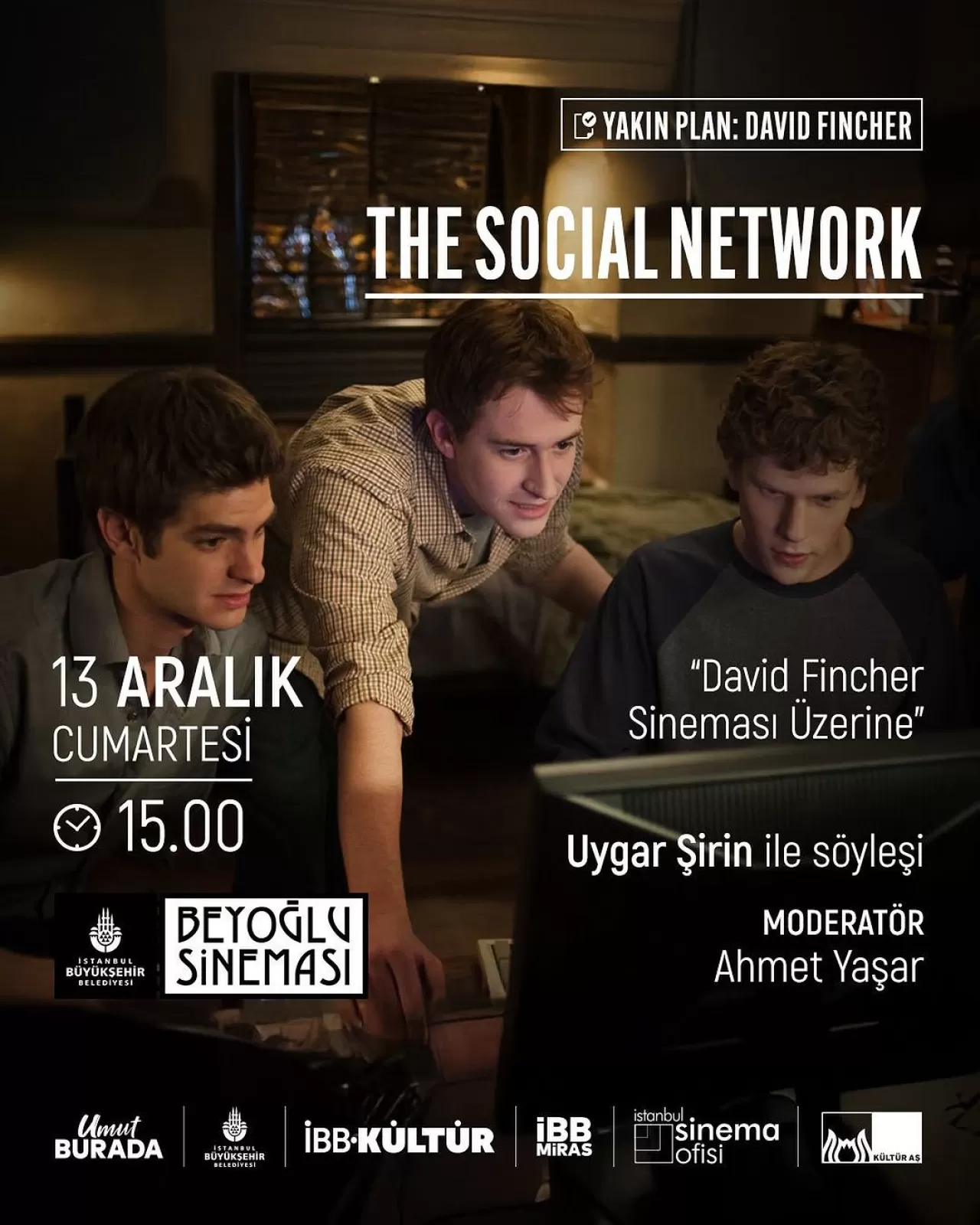 İBB Beyoğlu Sineması'nda David Fincher Filmleri ve Söyleşi Programı