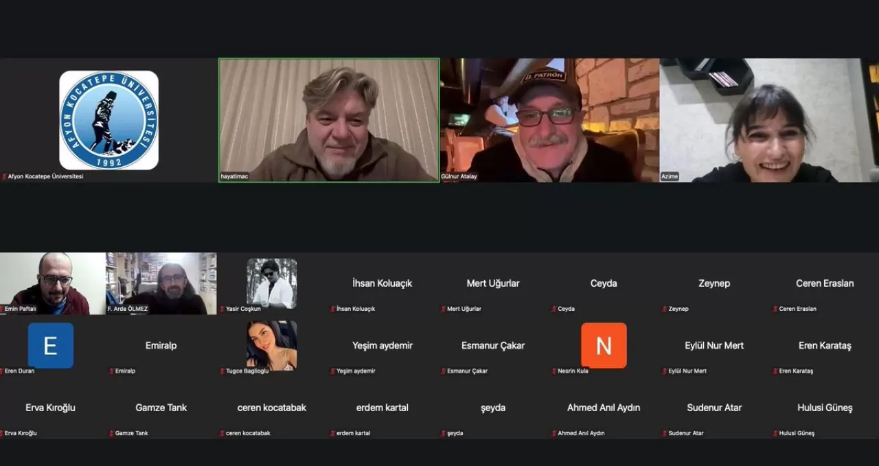 Afyon Kocatepe Üniversitesi'nde Sinema Söyleşisi: Hayati Ulusay, Deneyimlerini Paylaştı