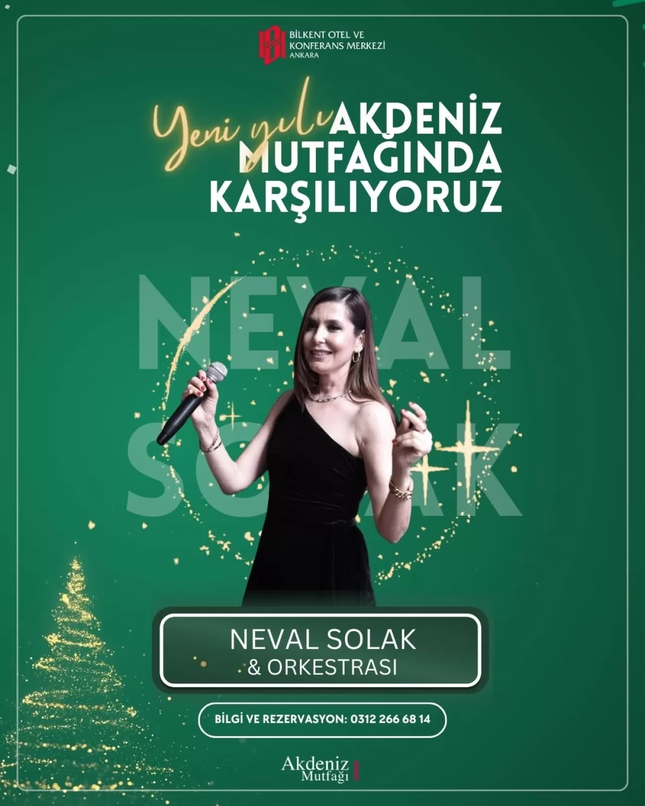 Hotel Bilkent'te Yılbaşı Gecesi İçin Program Belli Oldu