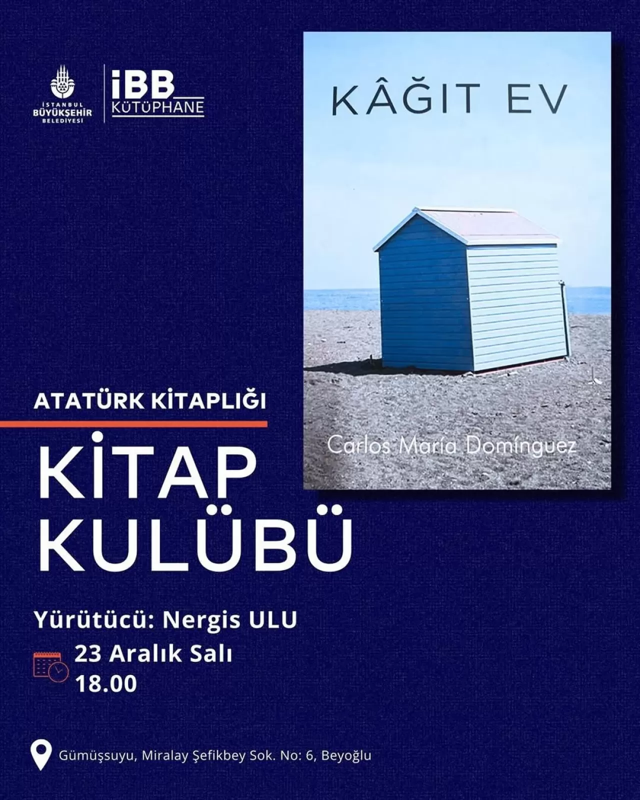 Atatürk Kitaplığı'nda "Kâğıt Temalı Kitaplar" Okur Buluşması