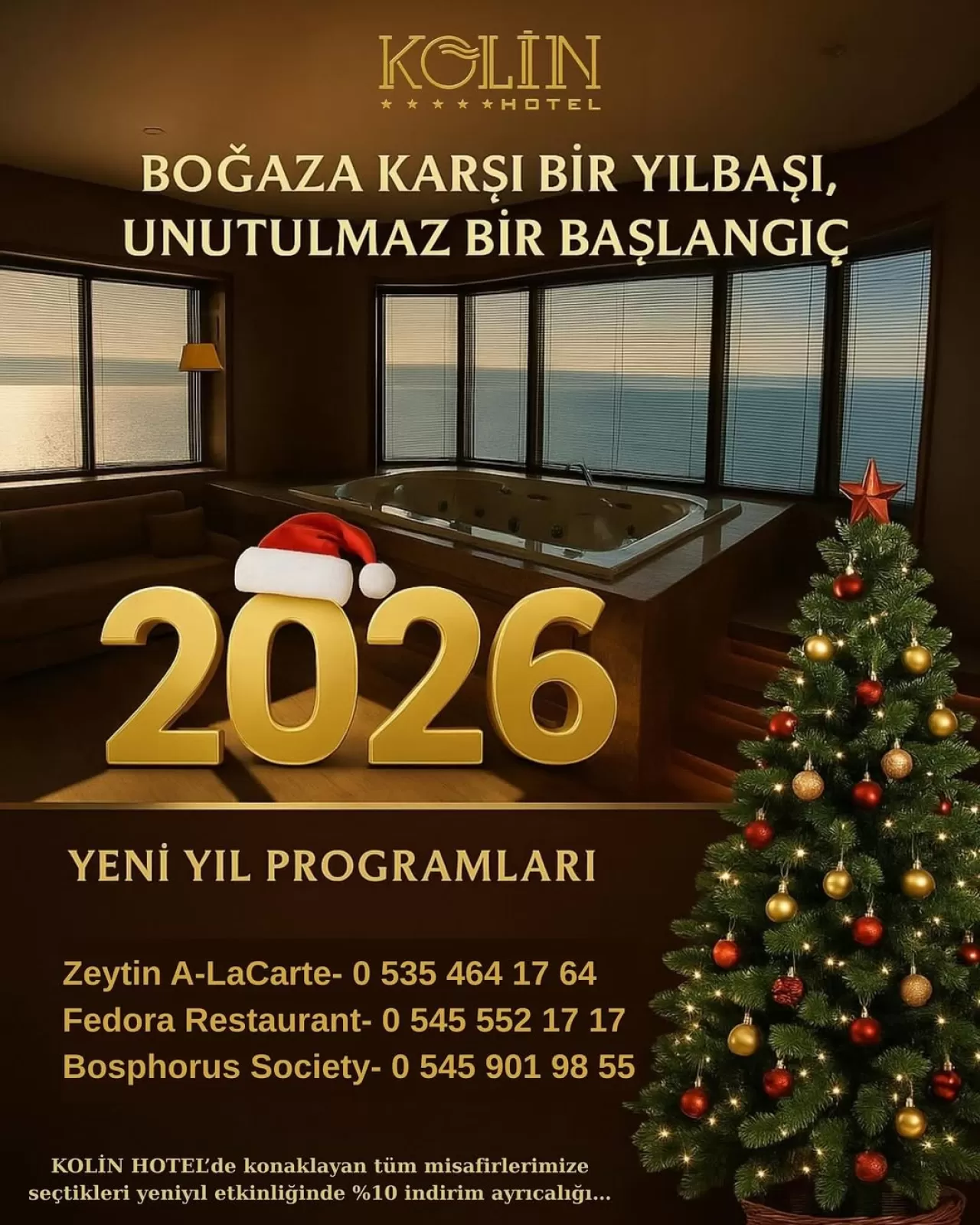 Kolin Hotel'de Yılbaşı Gecesi için Rezervasyonlar Başladı