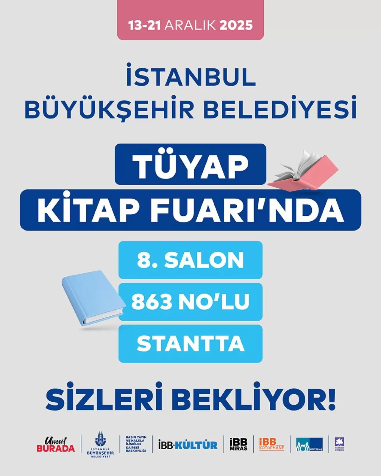 İBB, TÜYAP Kitap Fuarı'nda Okurlarla Buluşacak