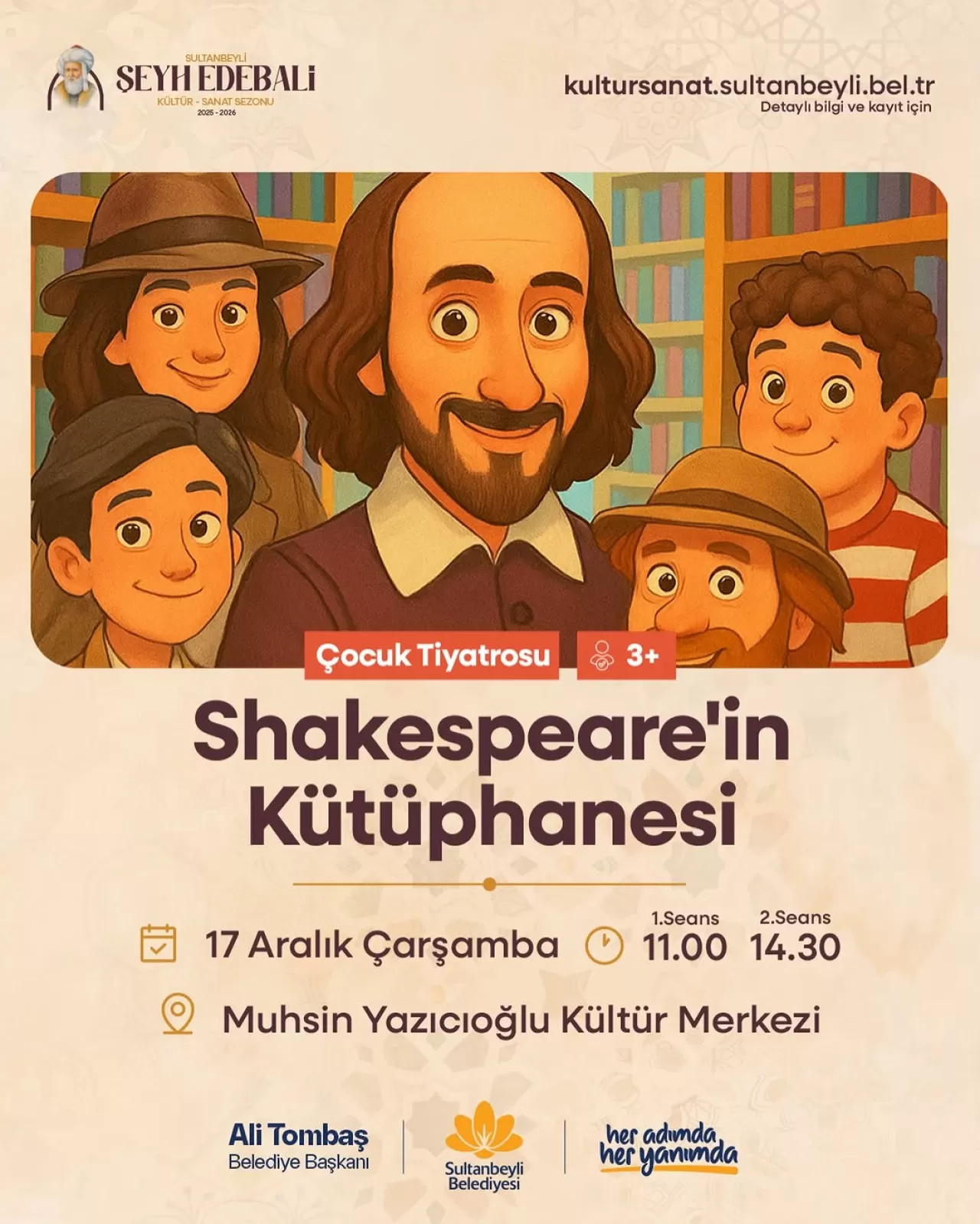 Sultanbeyli'de Çocuklar İçin Ücretsiz Shakespeare Tiyatrosu