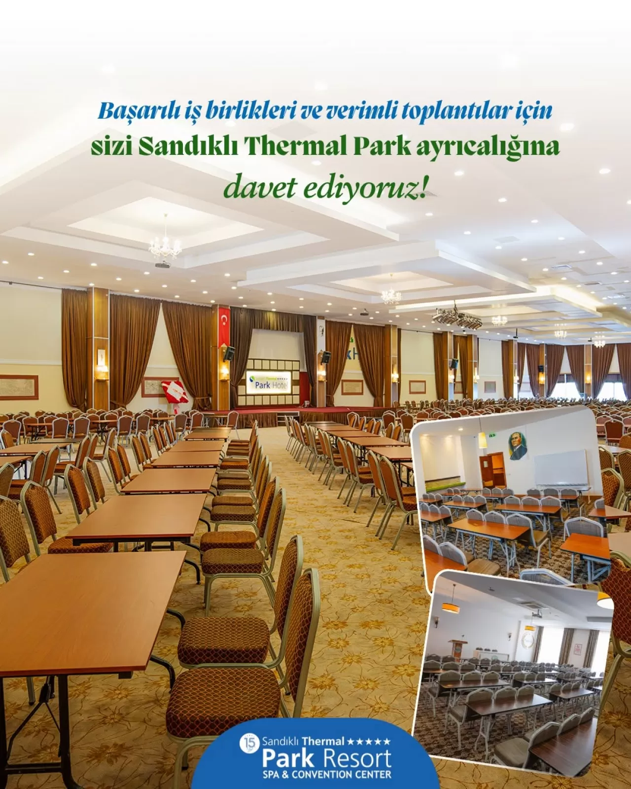 Sandıklı Thermal Park, İş Dünyasına Özel Kongre ve Toplantı Olanakları Sunuyor