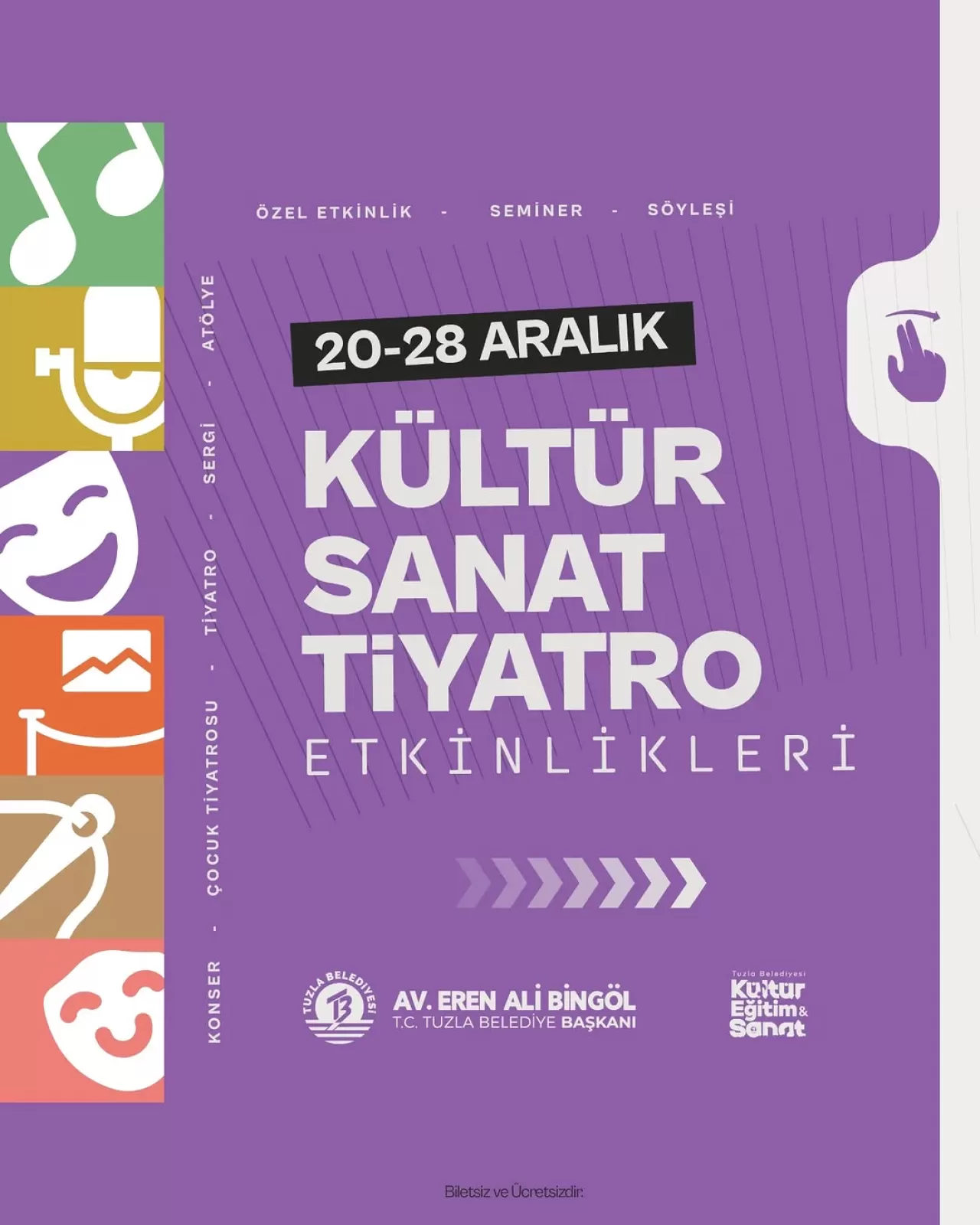 Tuzla'da Kültür Sanat Etkinlikleri Yoğun İlgi Görüyor