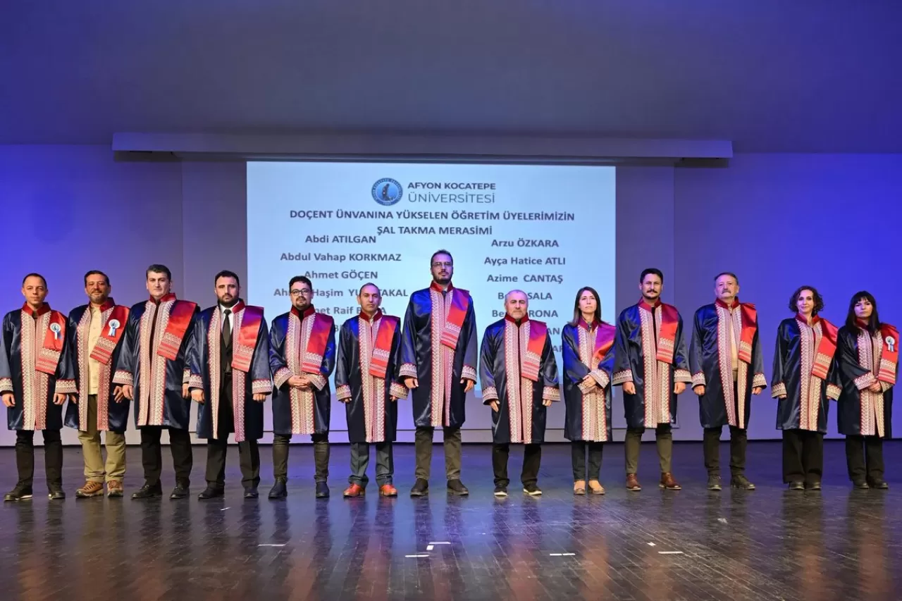 AKÜ Güzel Sanatlar Fakültesi'nde Akademik Yükselmeler